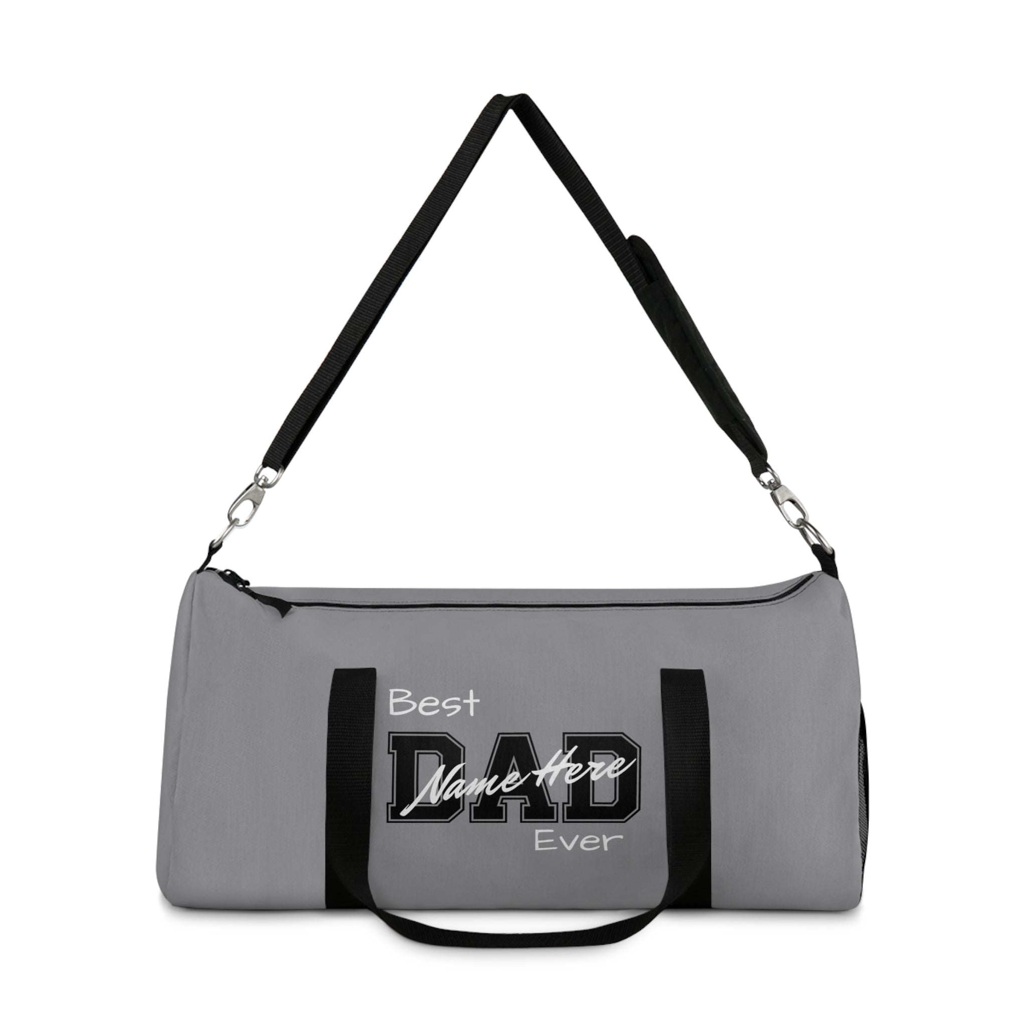 Personalized "Best Dad Ever" Duffel Bag — Custom Name Travel & Gym Tote