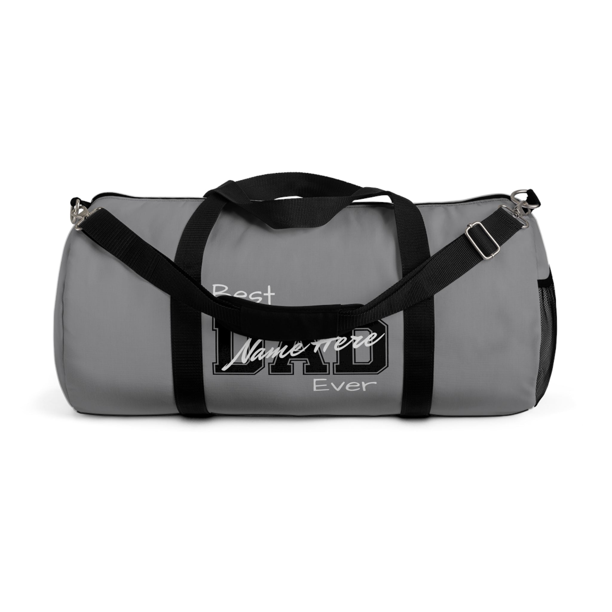 Personalized "Best Dad Ever" Duffel Bag — Custom Name Travel & Gym Tote