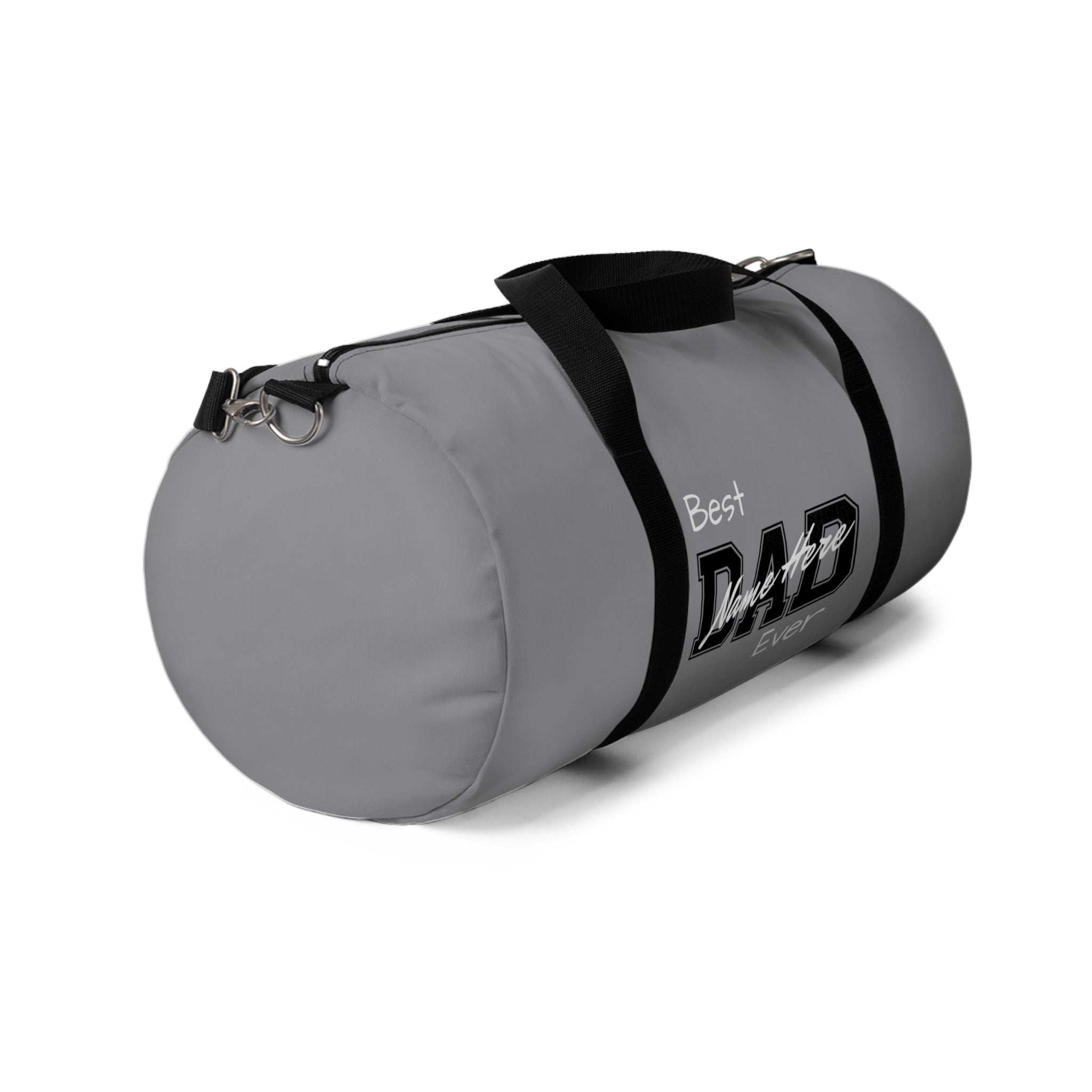 Personalized "Best Dad Ever" Duffel Bag — Custom Name Travel & Gym Tote