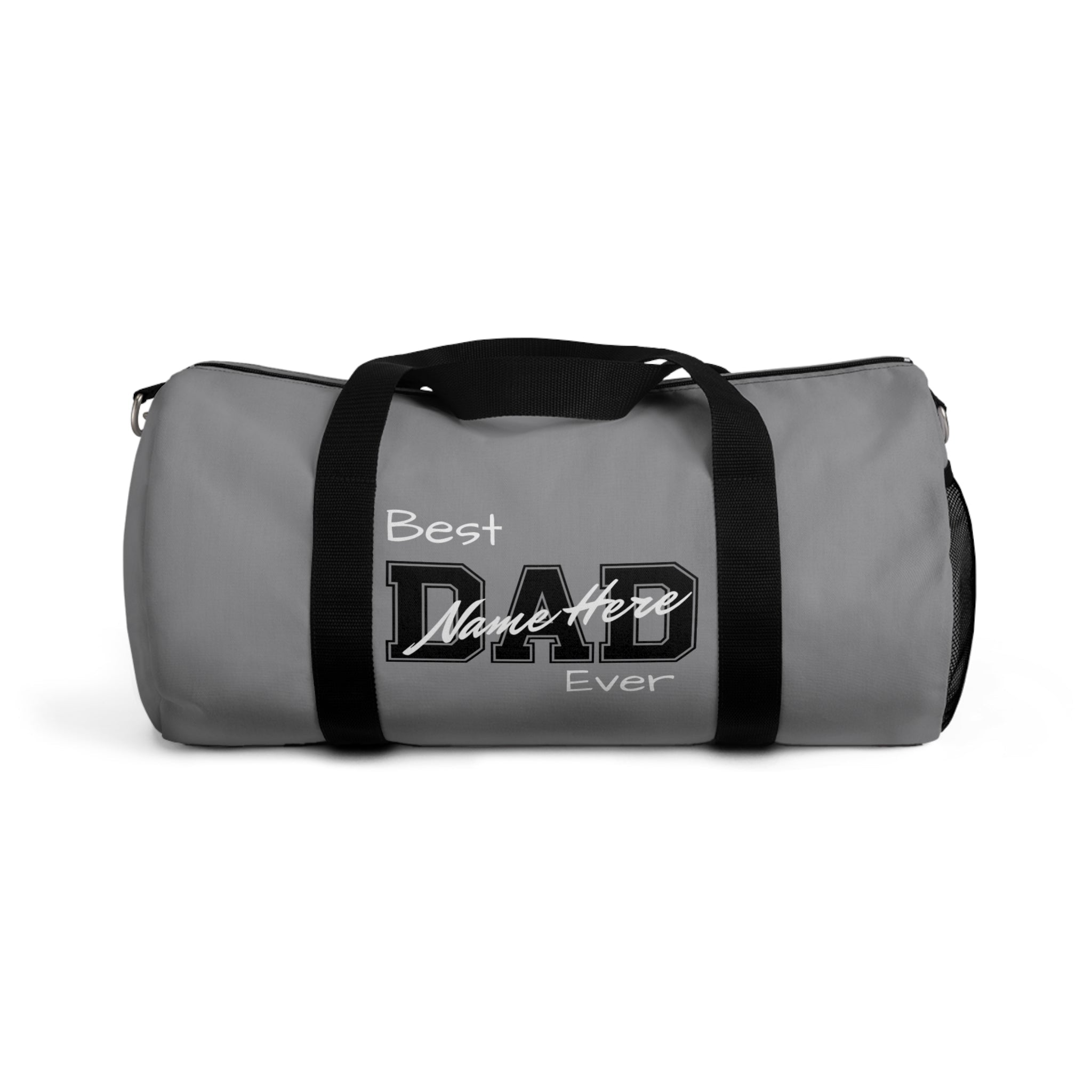 Personalized "Best Dad Ever" Duffel Bag — Custom Name Travel & Gym Tote