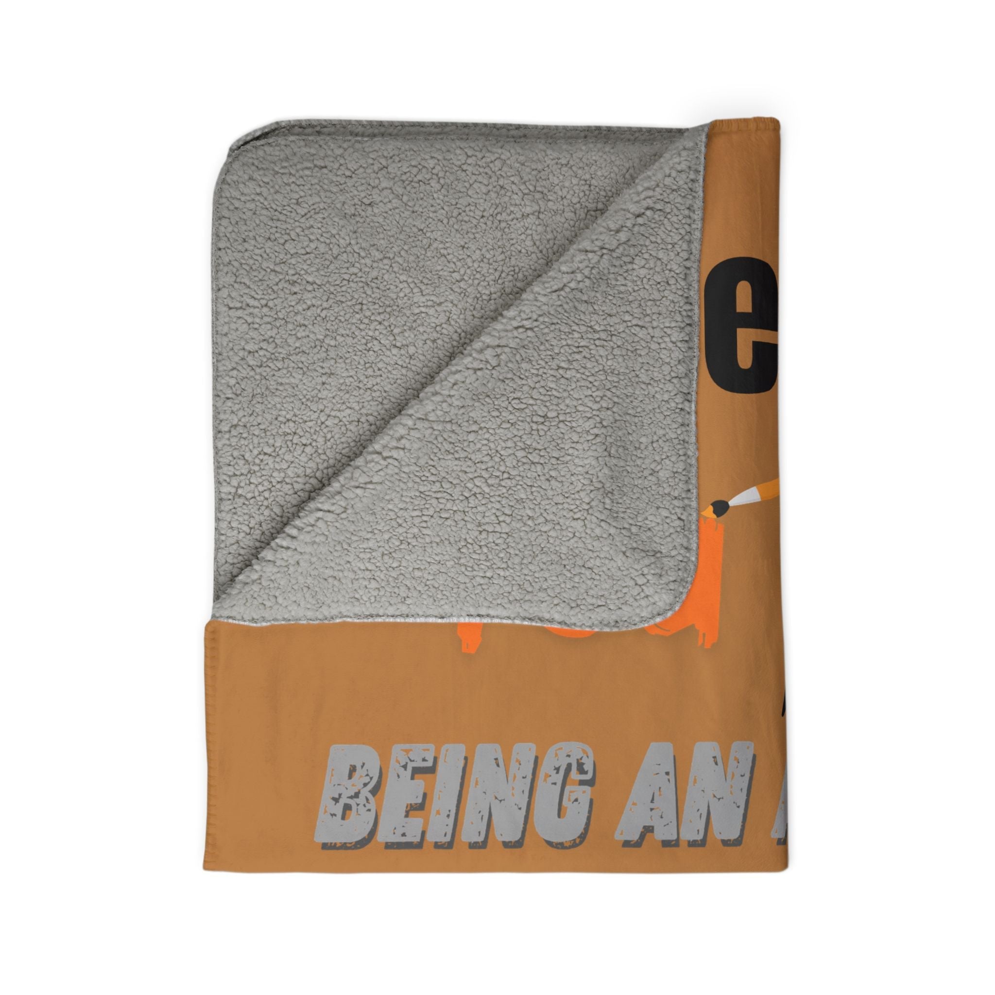 Personalized Tool Lover Fleece Sherpa Blanket — "Name Here You Nailed Being An Awesome Tool Design