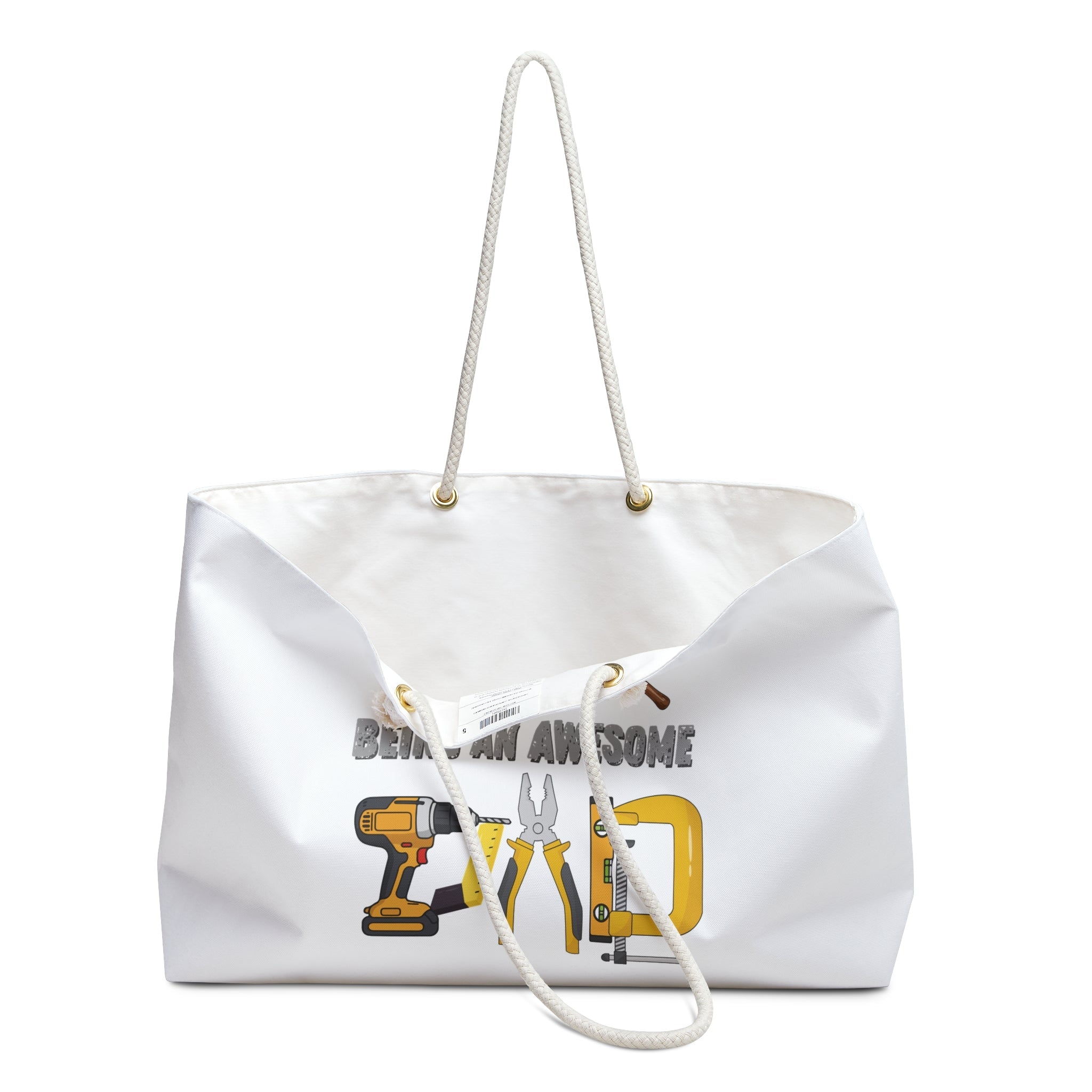 Personalized "You Nailed It" Dad's Over Night Bag — Custom Name Heavy-Duty Travel Tote