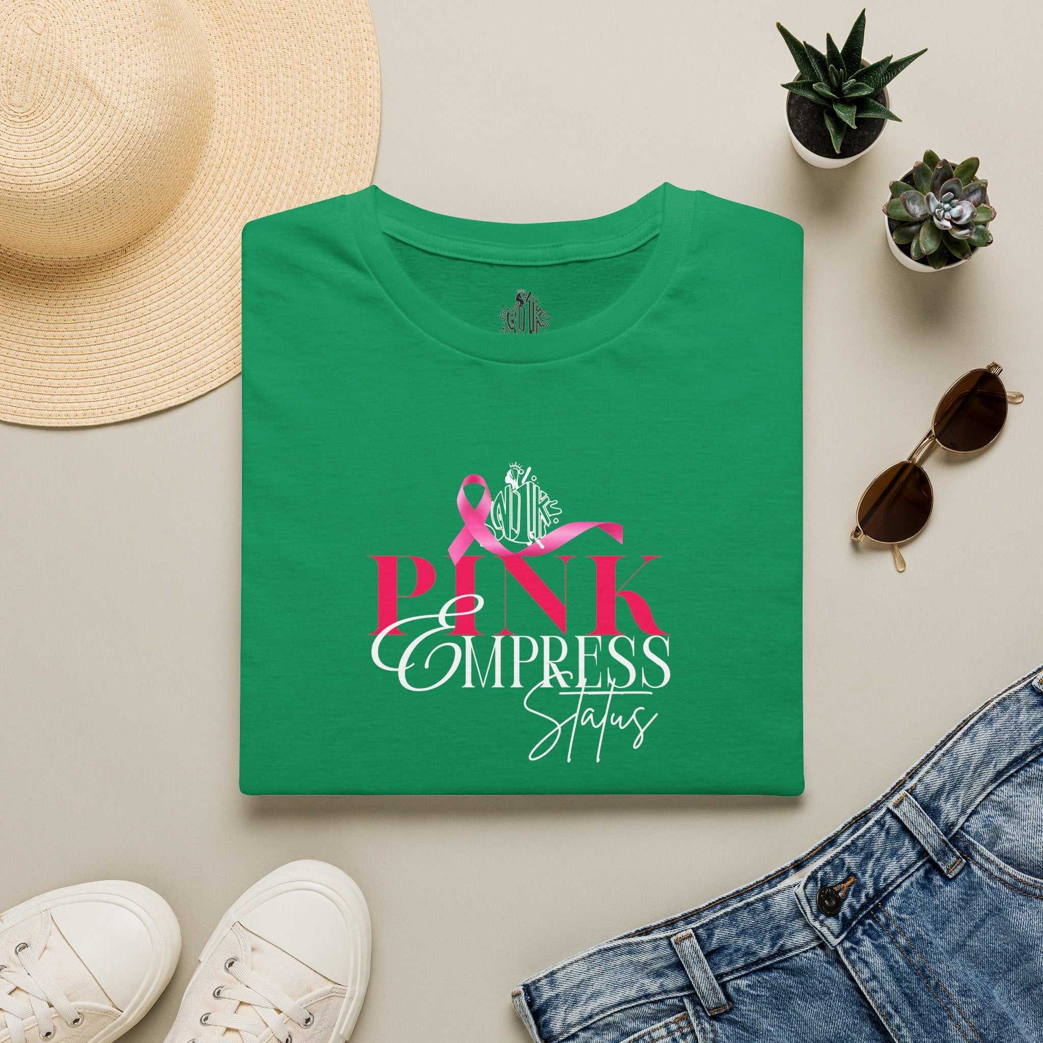 Pink Empress Ladies T-Shirt – 'Pink Empress' Script Graphic