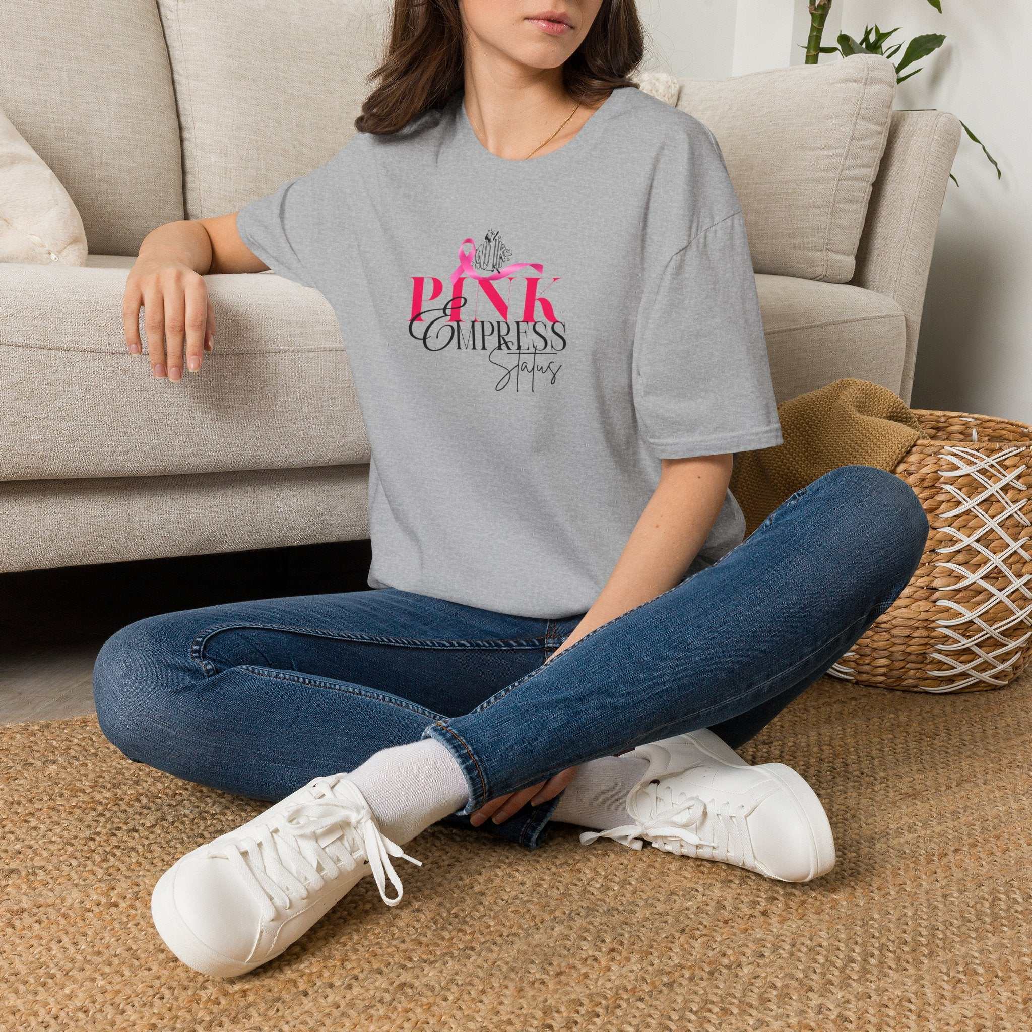 Pink Empress Ladies T-Shirt – 'Pink Empress' Script Graphic