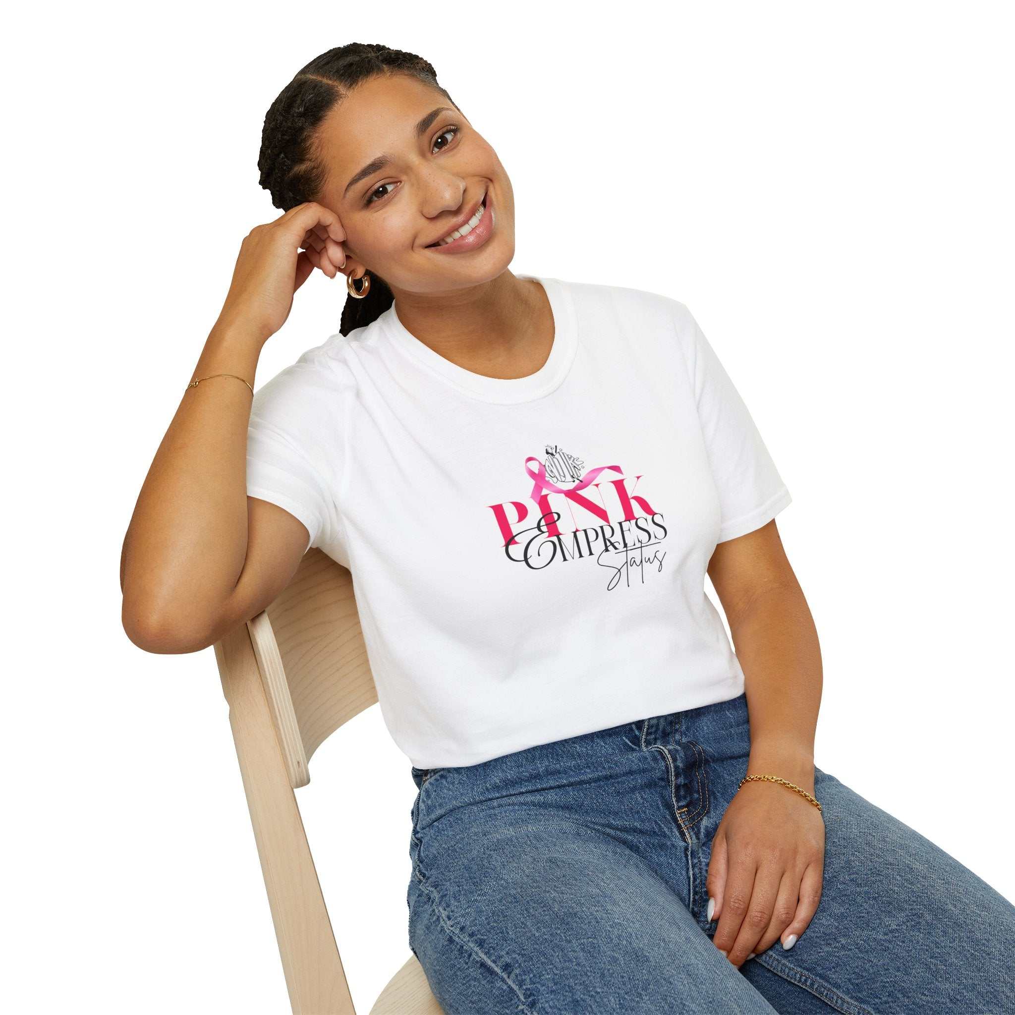 Pink Empress Ladies T-Shirt – 'Pink Empress' Script Graphic