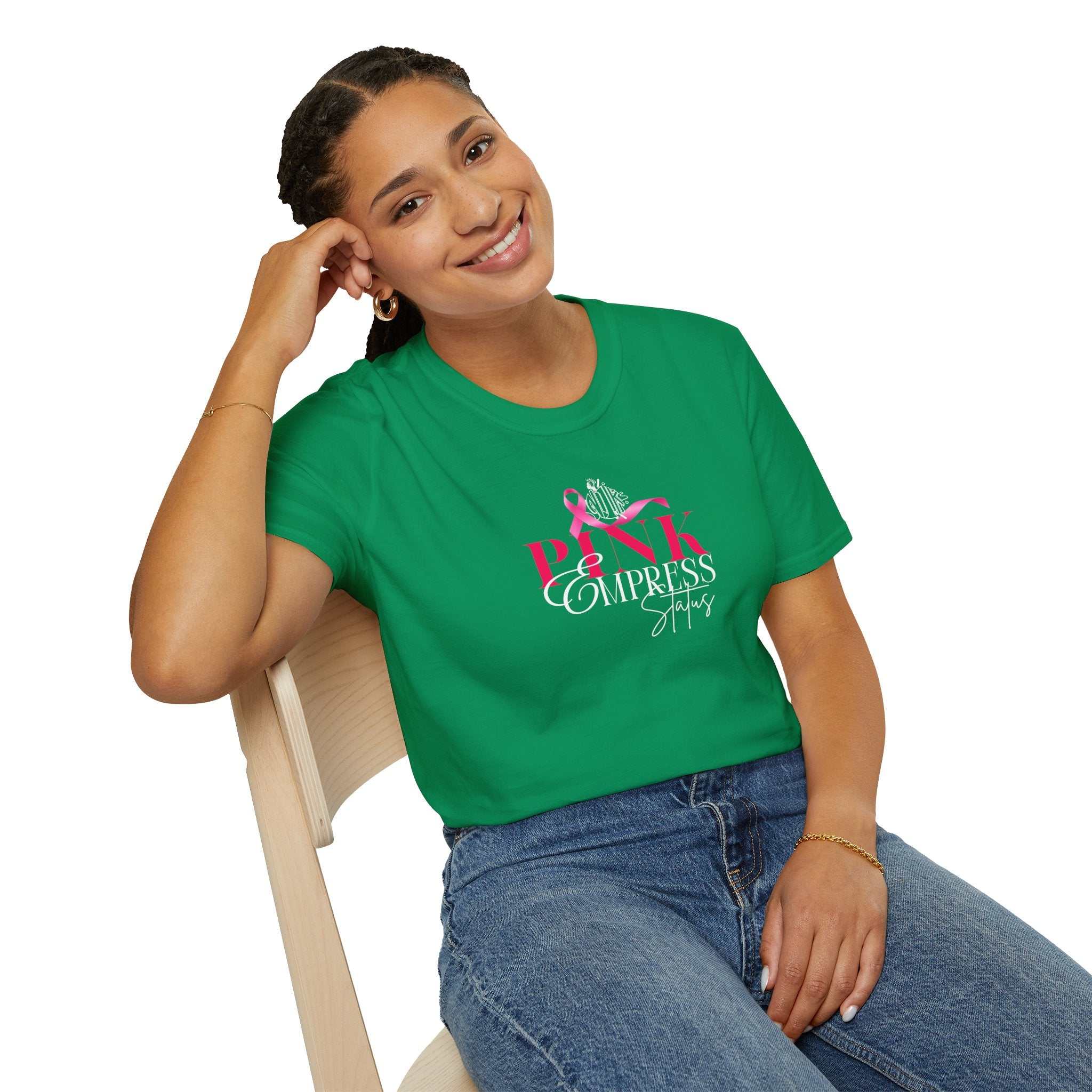 Pink Empress Ladies T-Shirt – 'Pink Empress' Script Graphic