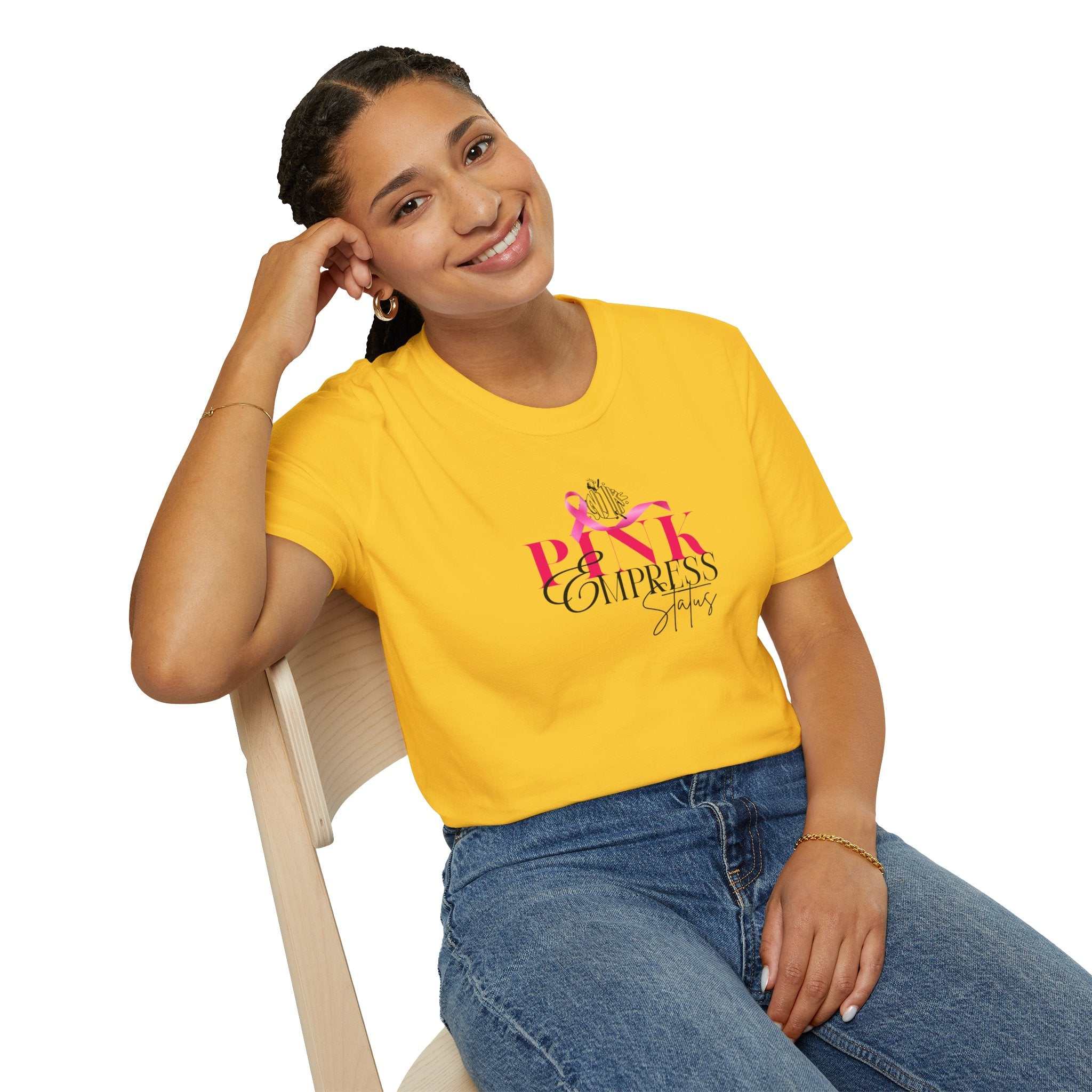 Pink Empress Ladies T-Shirt – 'Pink Empress' Script Graphic
