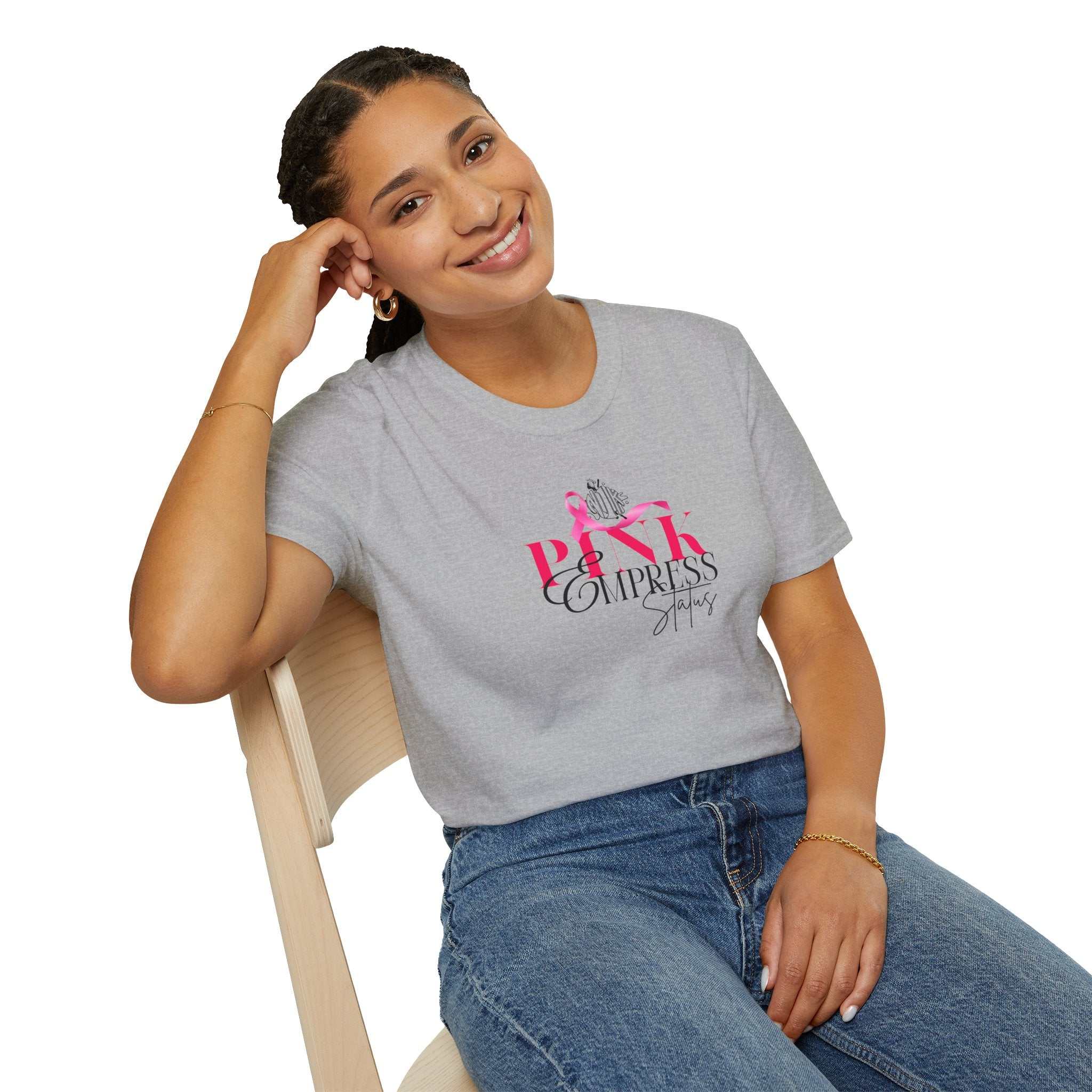 Pink Empress Ladies T-Shirt – 'Pink Empress' Script Graphic