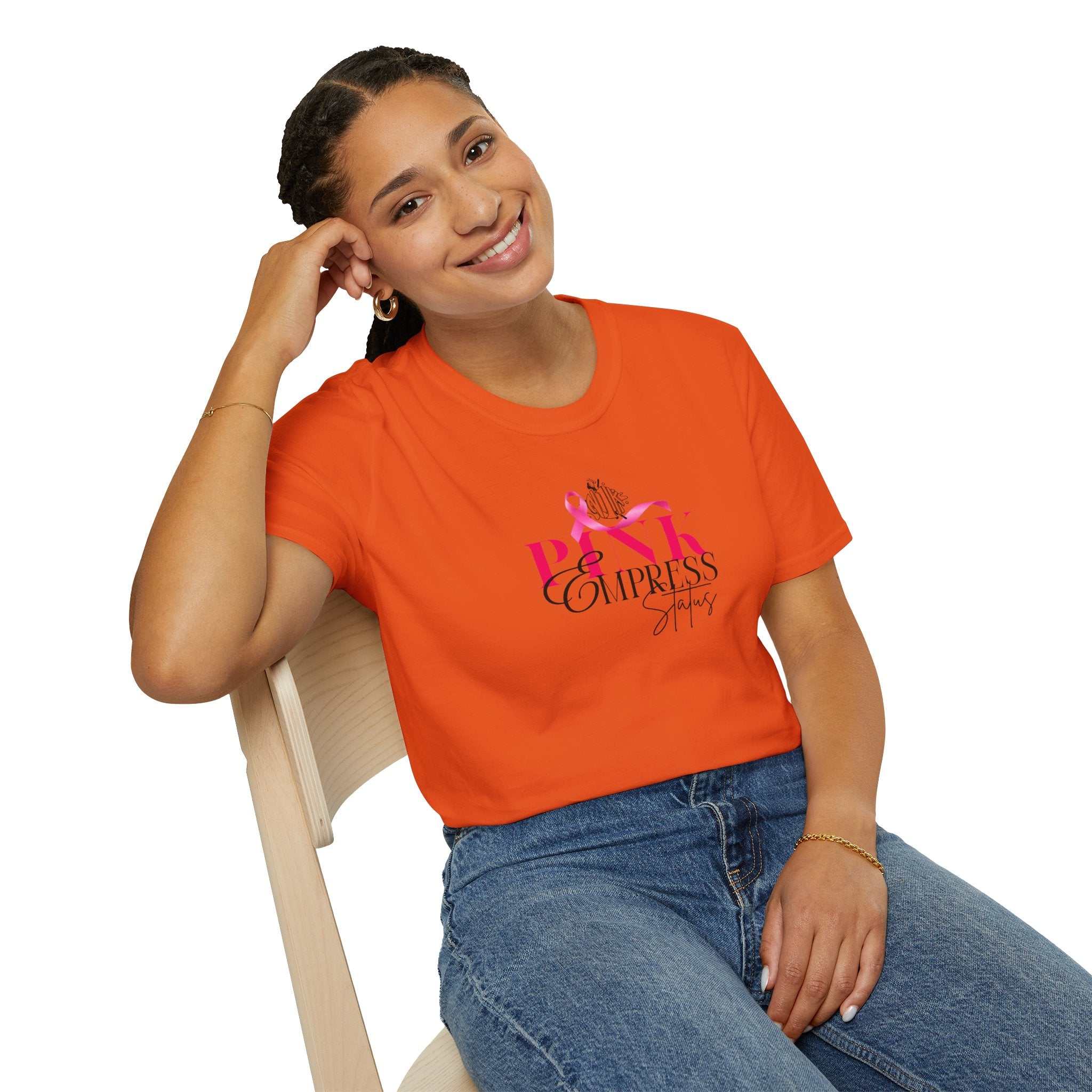 Pink Empress Ladies T-Shirt – 'Pink Empress' Script Graphic