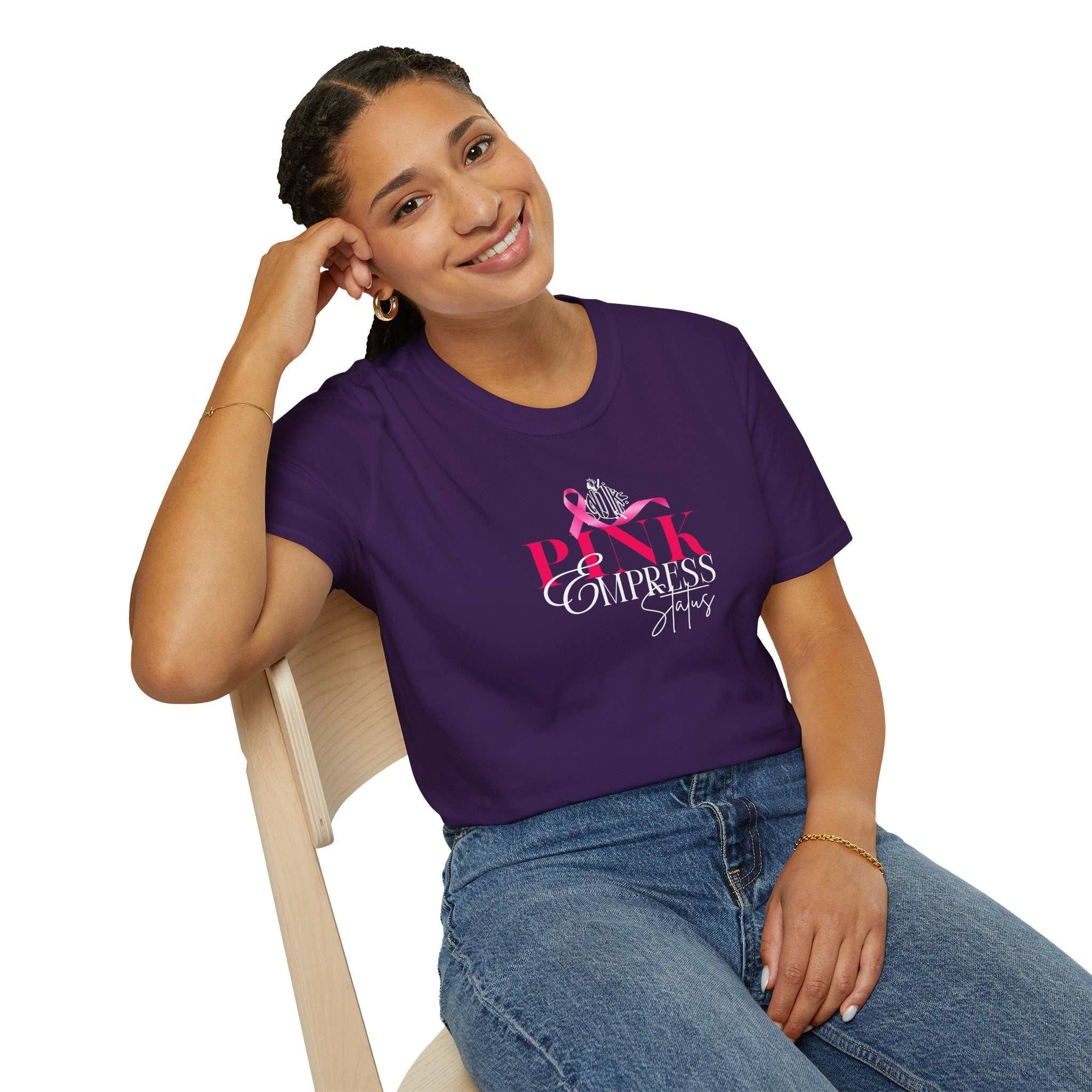 Pink Empress Ladies T-Shirt – 'Pink Empress' Script Graphic