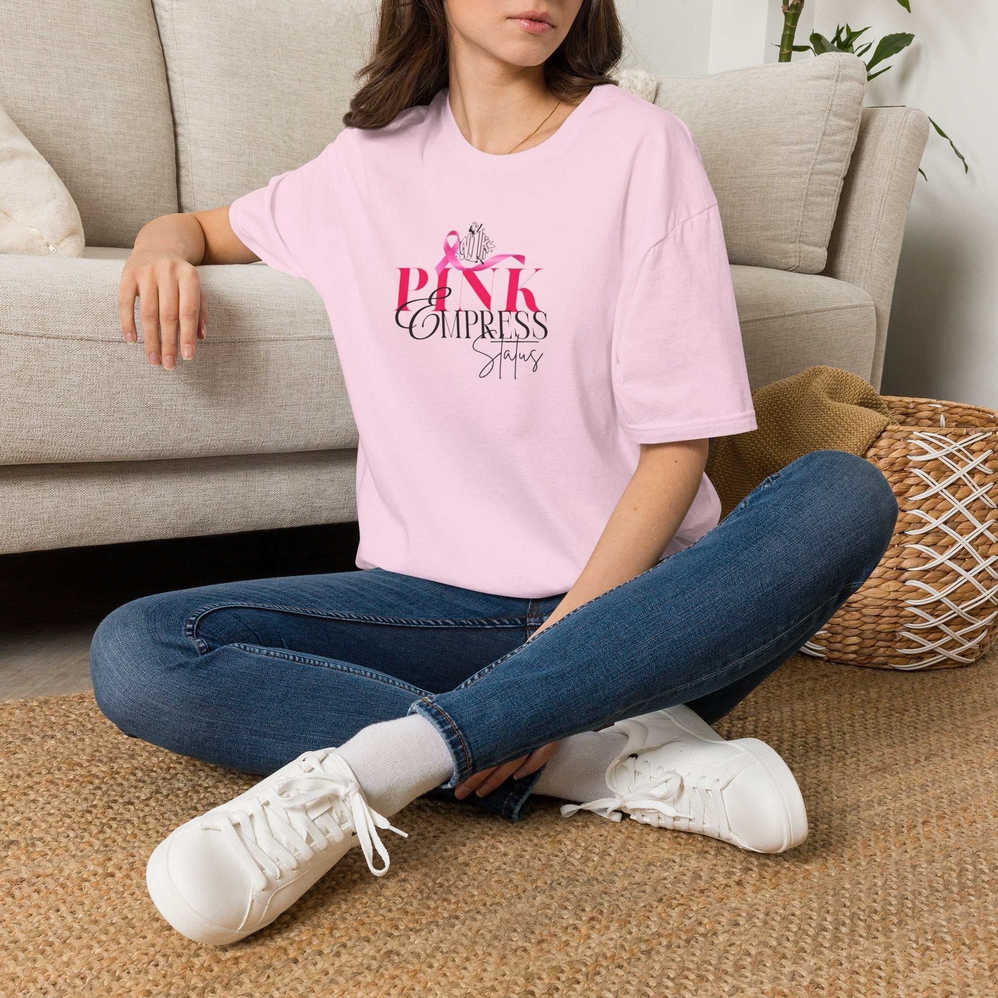 Pink Empress Ladies T-Shirt – 'Pink Empress' Script Graphic