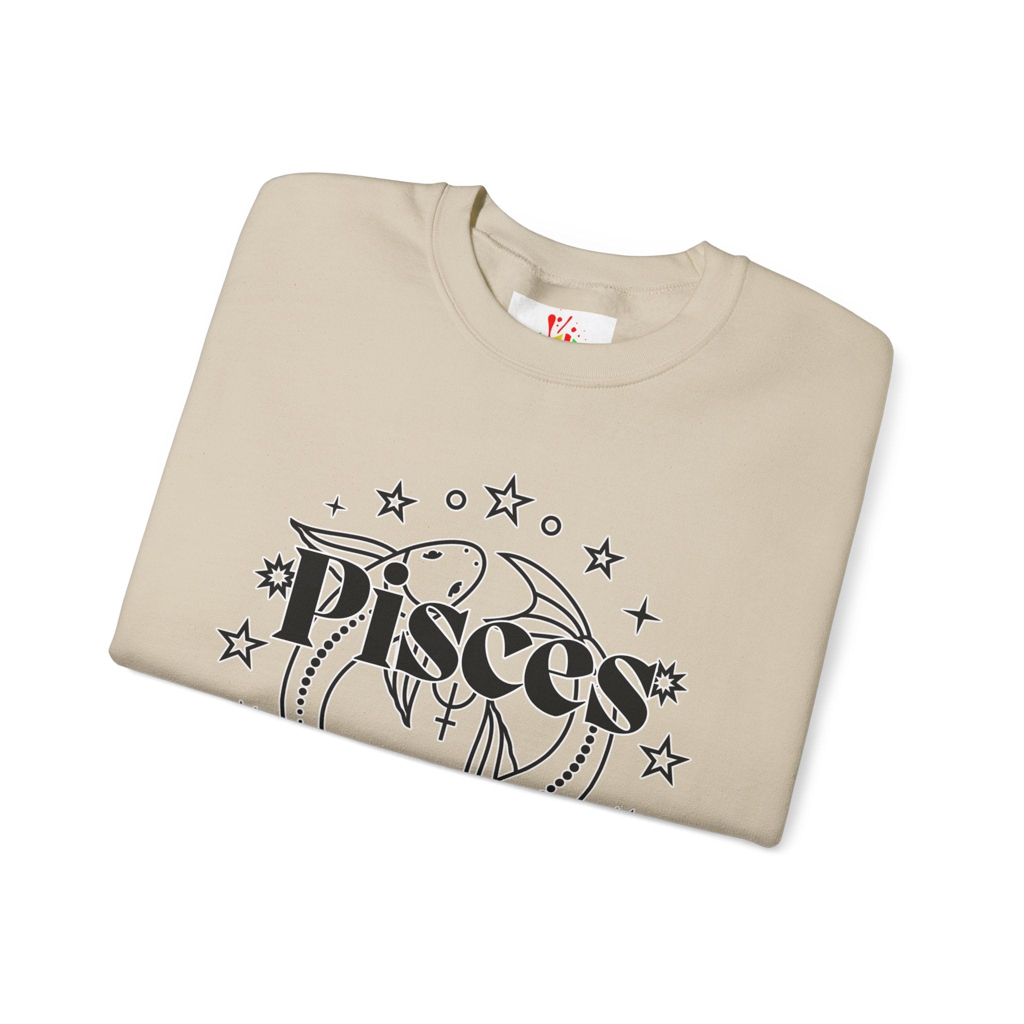 Pisces Unisex Casual Crewneck SweatshirtSweatshirtPisces Unisex Casual Crewneck Sweatshirt