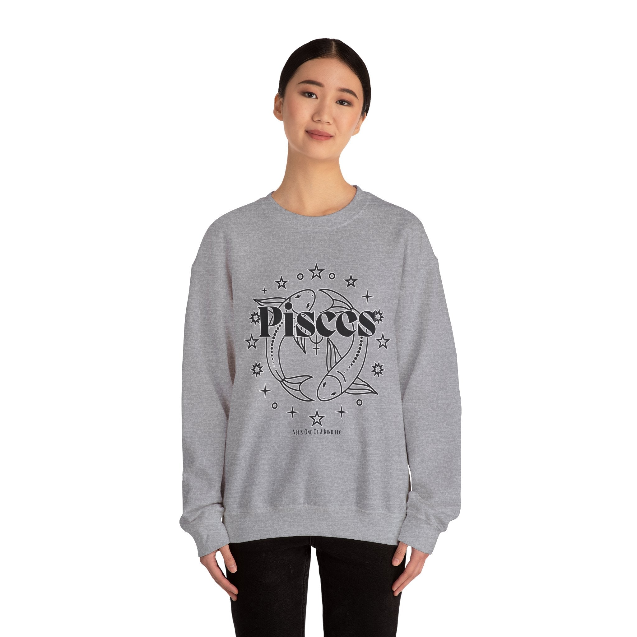 Pisces Unisex Casual Crewneck SweatshirtSweatshirtPisces Unisex Casual Crewneck Sweatshirt
