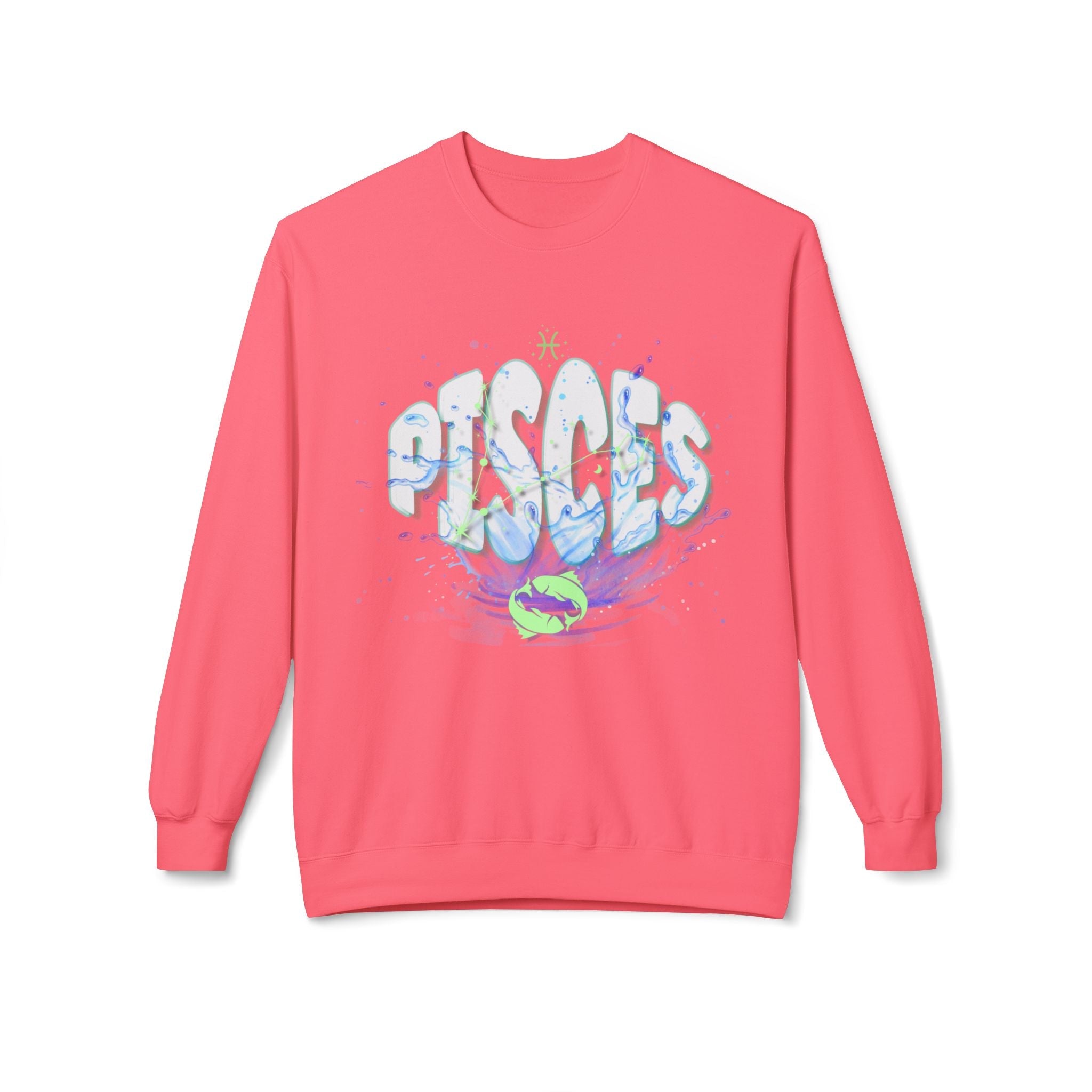 Pisces Water Zodiac Sweatshirt — Pisces Sign Crewneck