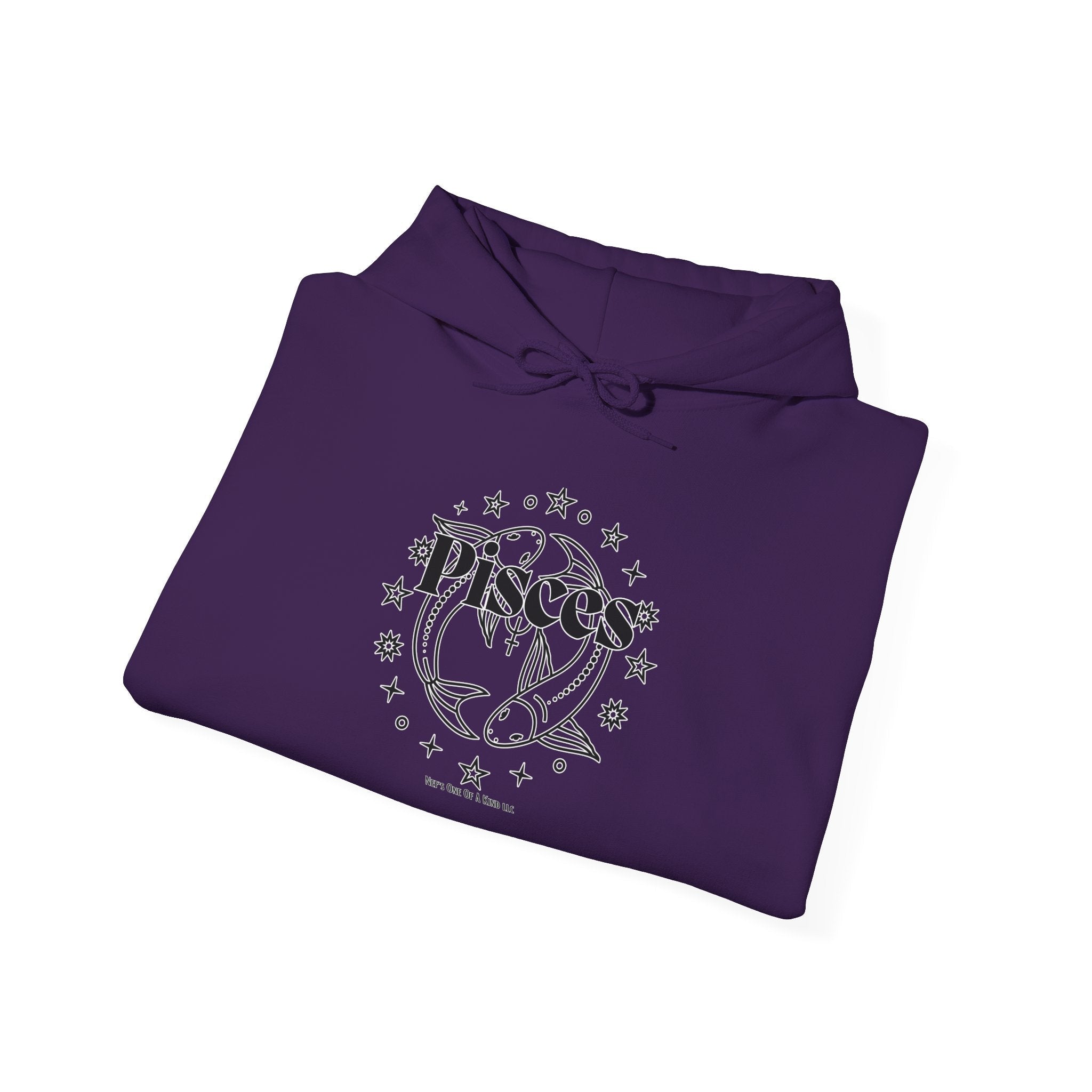 Pisces Zodiac Casual Unisex Heavy Blend Hooded SweatshirtHoodiePisces Zodiac Casual Unisex Heavy Blend Hooded Sweatshirt