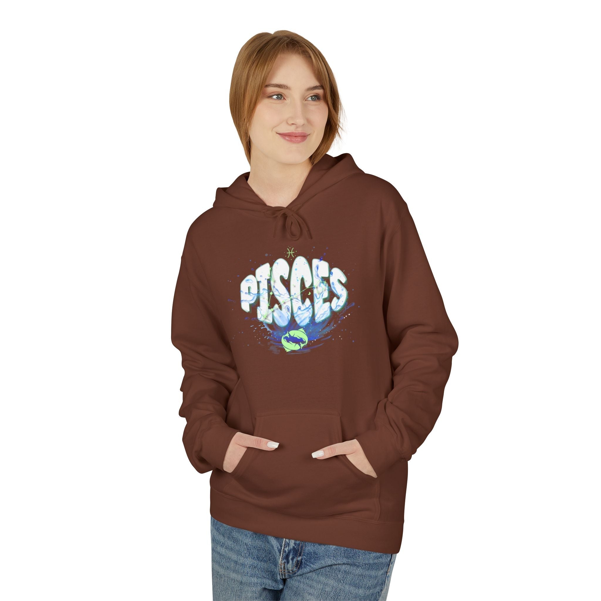 Pisces Zodiac Water Sign Hoodie — Astrological Star Sign Sweatshirt