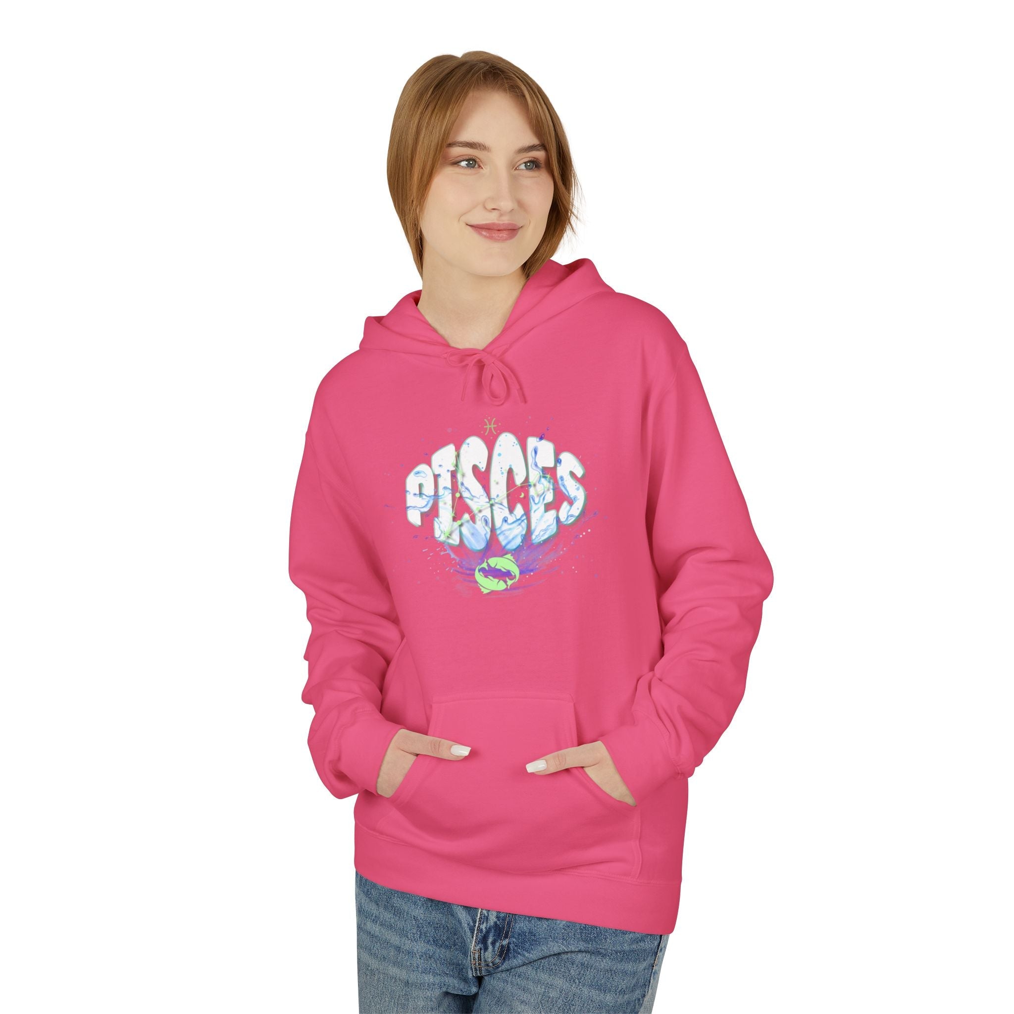 Pisces Zodiac Water Sign Hoodie — Astrological Star Sign Sweatshirt