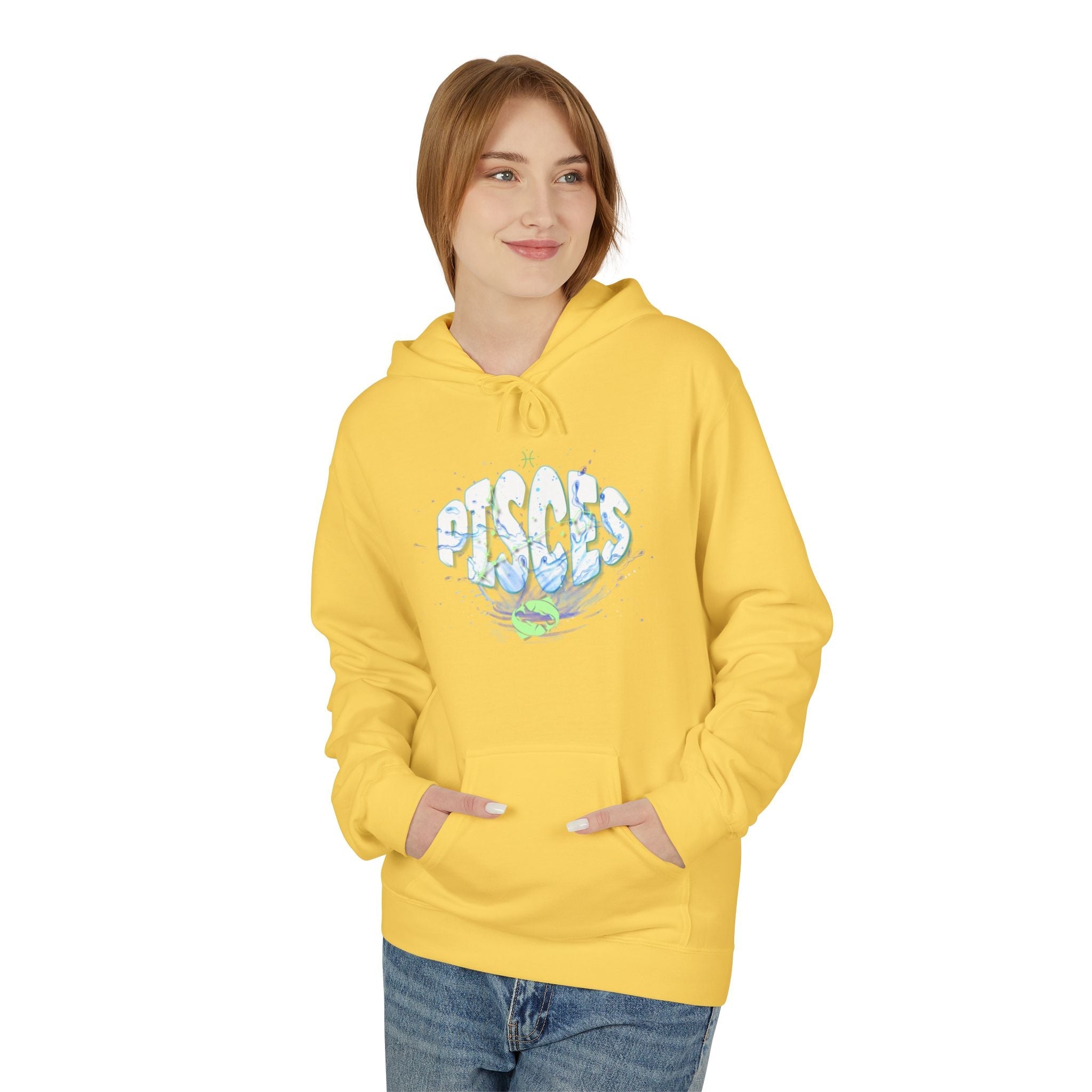 Pisces Zodiac Water Sign Hoodie — Astrological Star Sign Sweatshirt