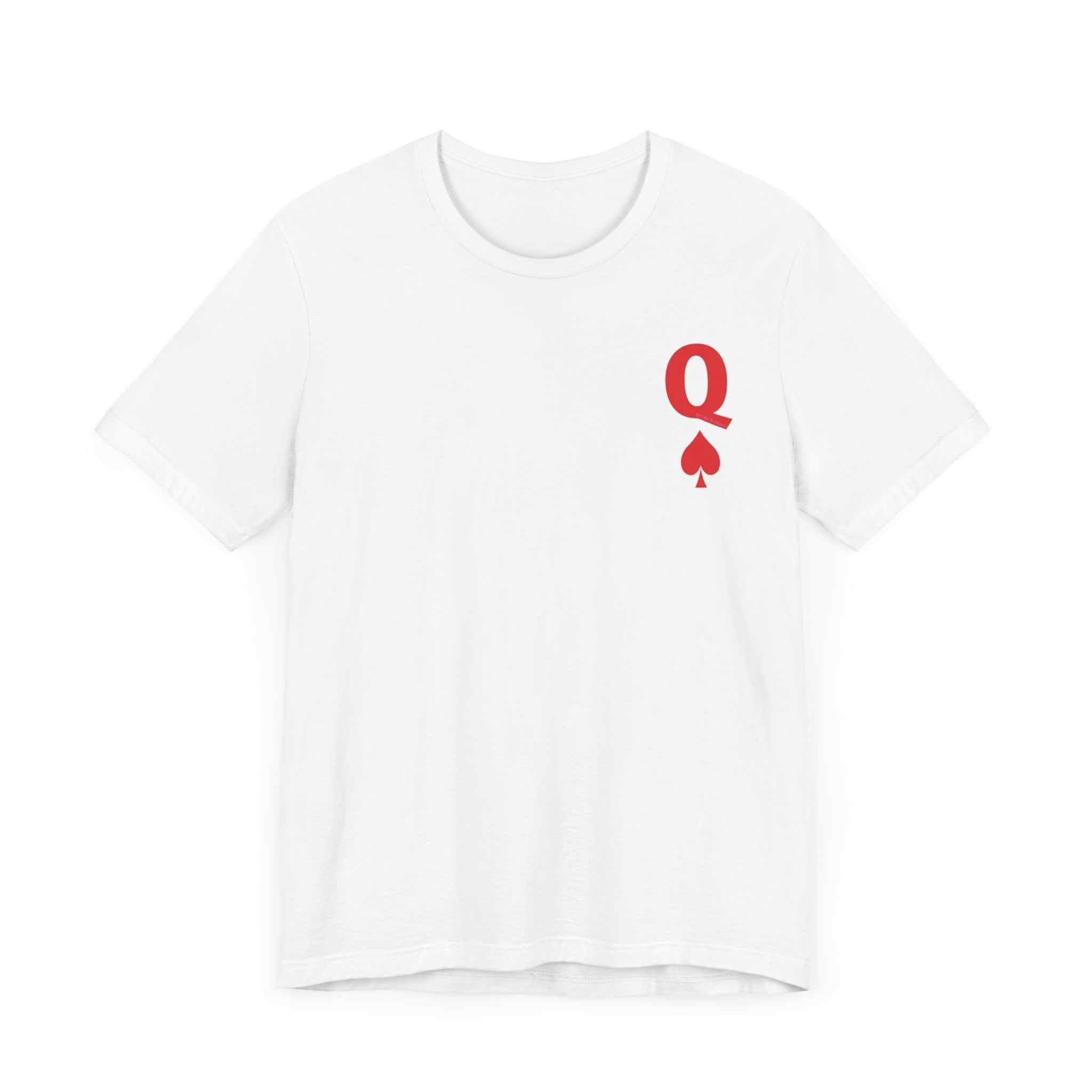 Queen to her King Valentine Casual Soft Unisex Jersey Crew Neck Short T-ShirtKing Valentine Casual Soft Unisex Jersey Crew Neck Short Sleeve Tee Express Delivery