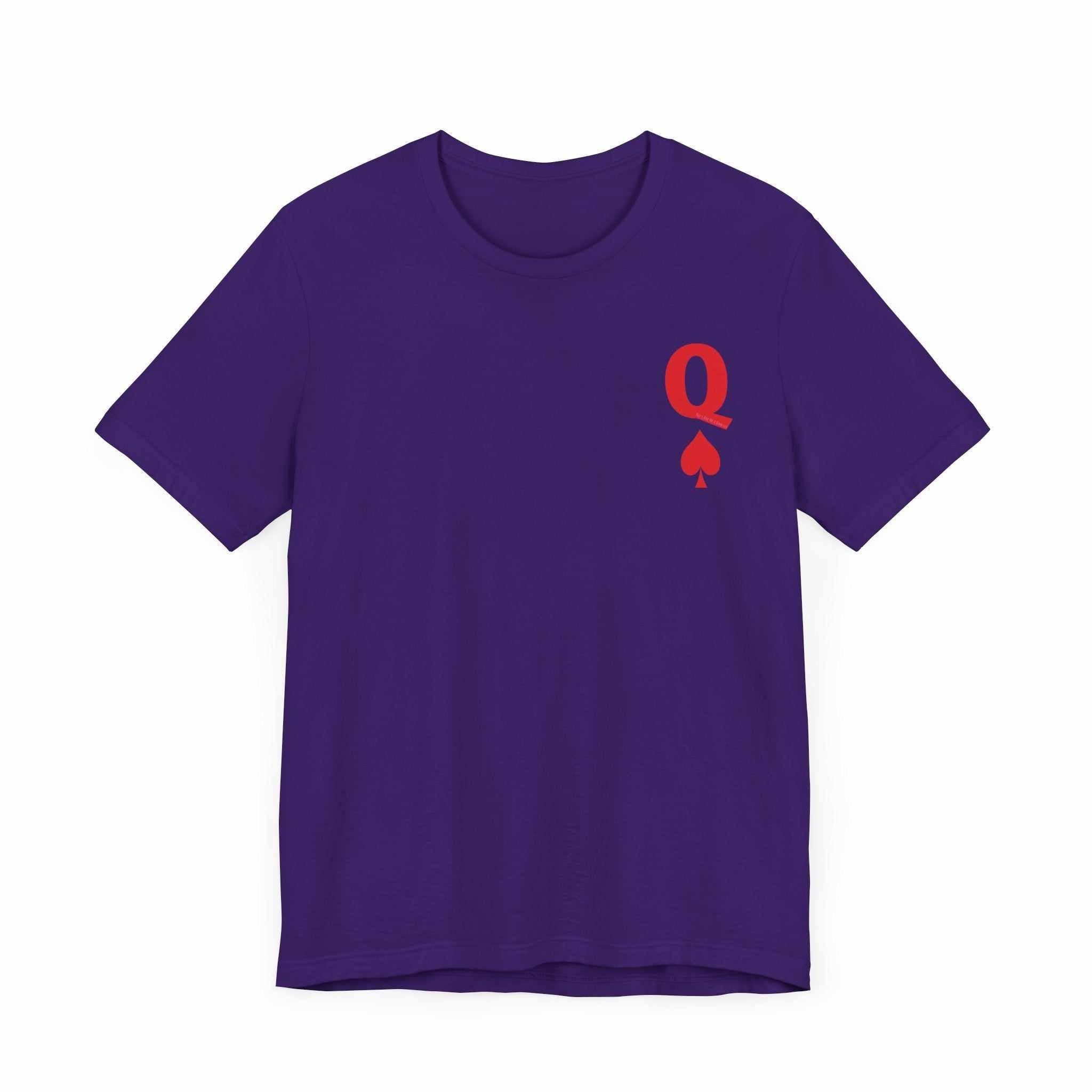 Queen to her King Valentine Casual Soft Unisex Jersey Crew Neck Short T-ShirtKing Valentine Casual Soft Unisex Jersey Crew Neck Short Sleeve Tee Express Delivery