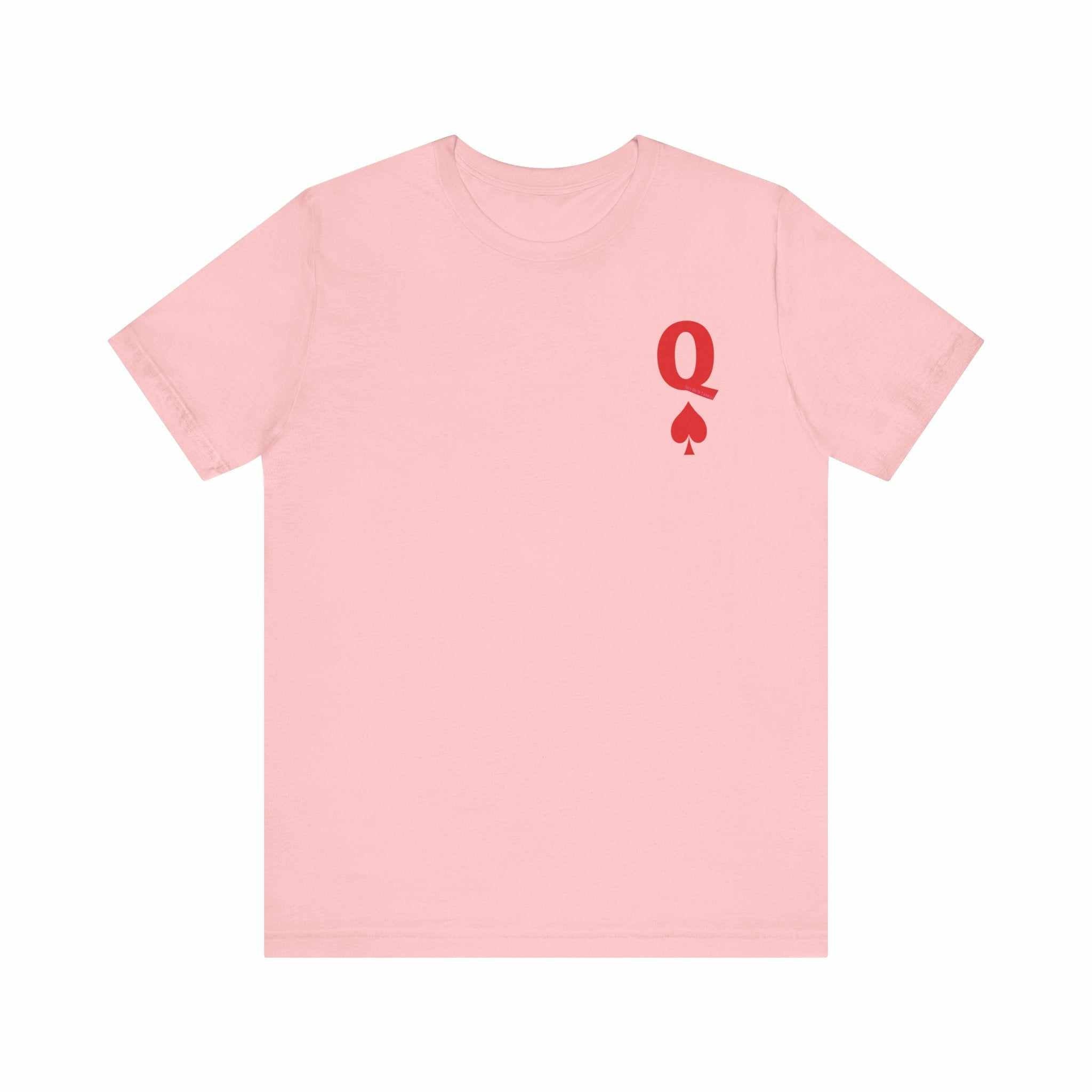 Queen to her King Valentine Casual Soft Unisex Jersey Crew Neck Short T-ShirtKing Valentine Casual Soft Unisex Jersey Crew Neck Short Sleeve Tee Express Delivery