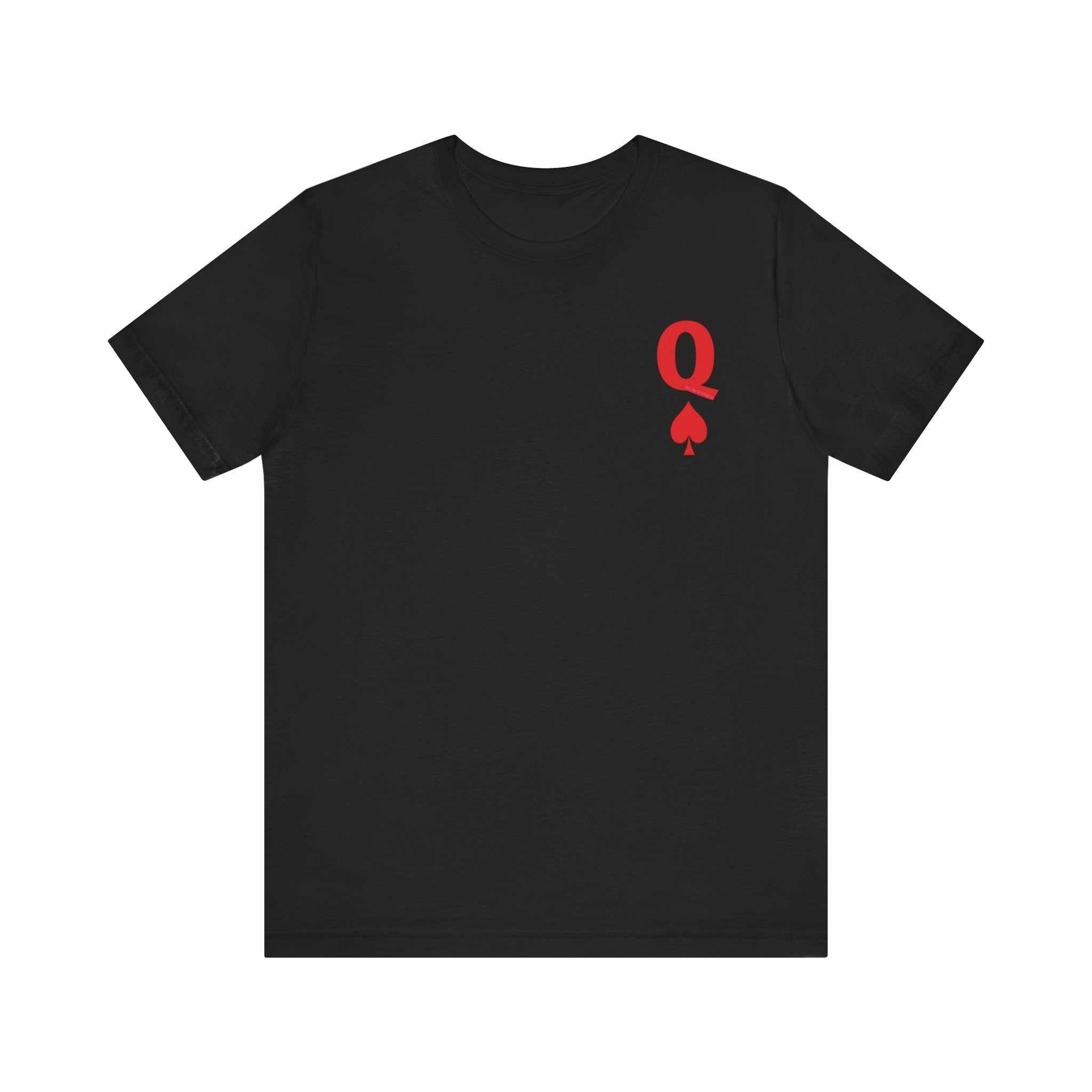 Queen to her King Valentine Casual Soft Unisex Jersey Crew Neck Short T-ShirtKing Valentine Casual Soft Unisex Jersey Crew Neck Short Sleeve Tee Express Delivery
