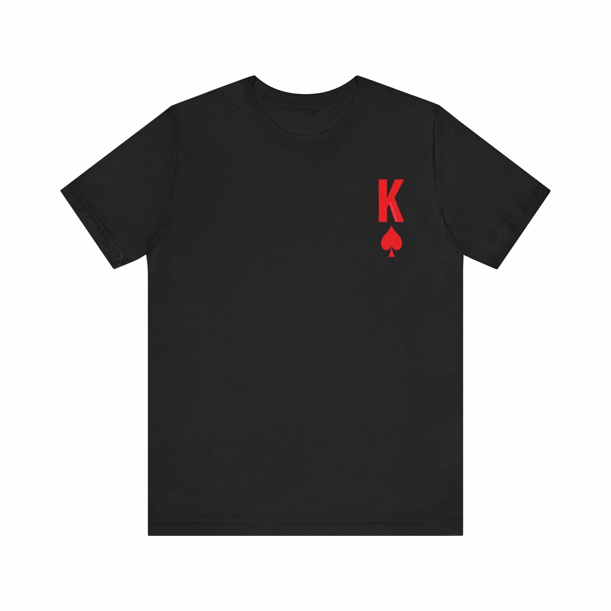 Queen to her King Valentine Casual Soft Unisex Jersey Crew Neck Short T-ShirtKing Valentine Casual Soft Unisex Jersey Crew Neck Short Sleeve Tee Express Delivery