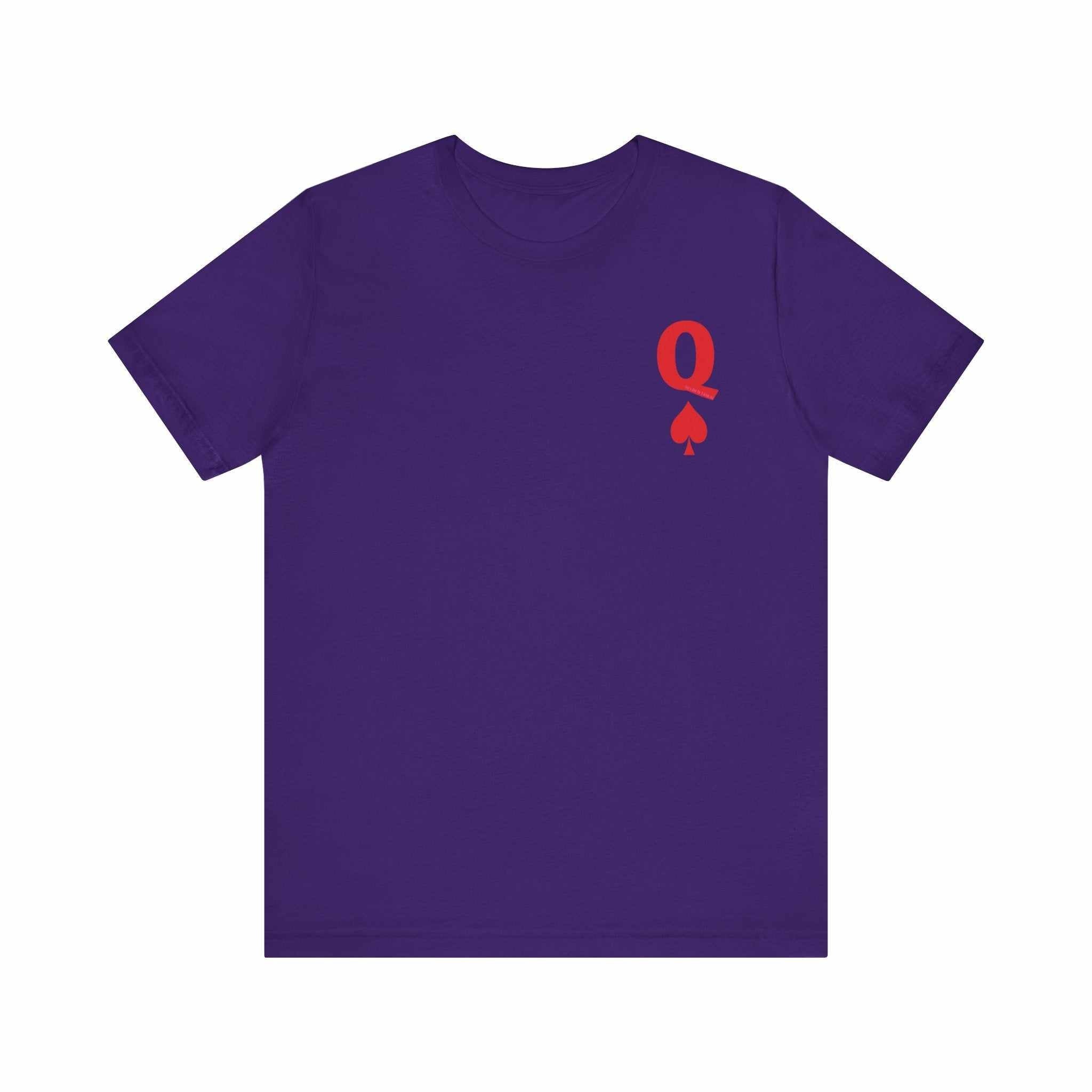 Queen to her King Valentine Casual Soft Unisex Jersey Crew Neck Short T-ShirtKing Valentine Casual Soft Unisex Jersey Crew Neck Short Sleeve Tee Express Delivery