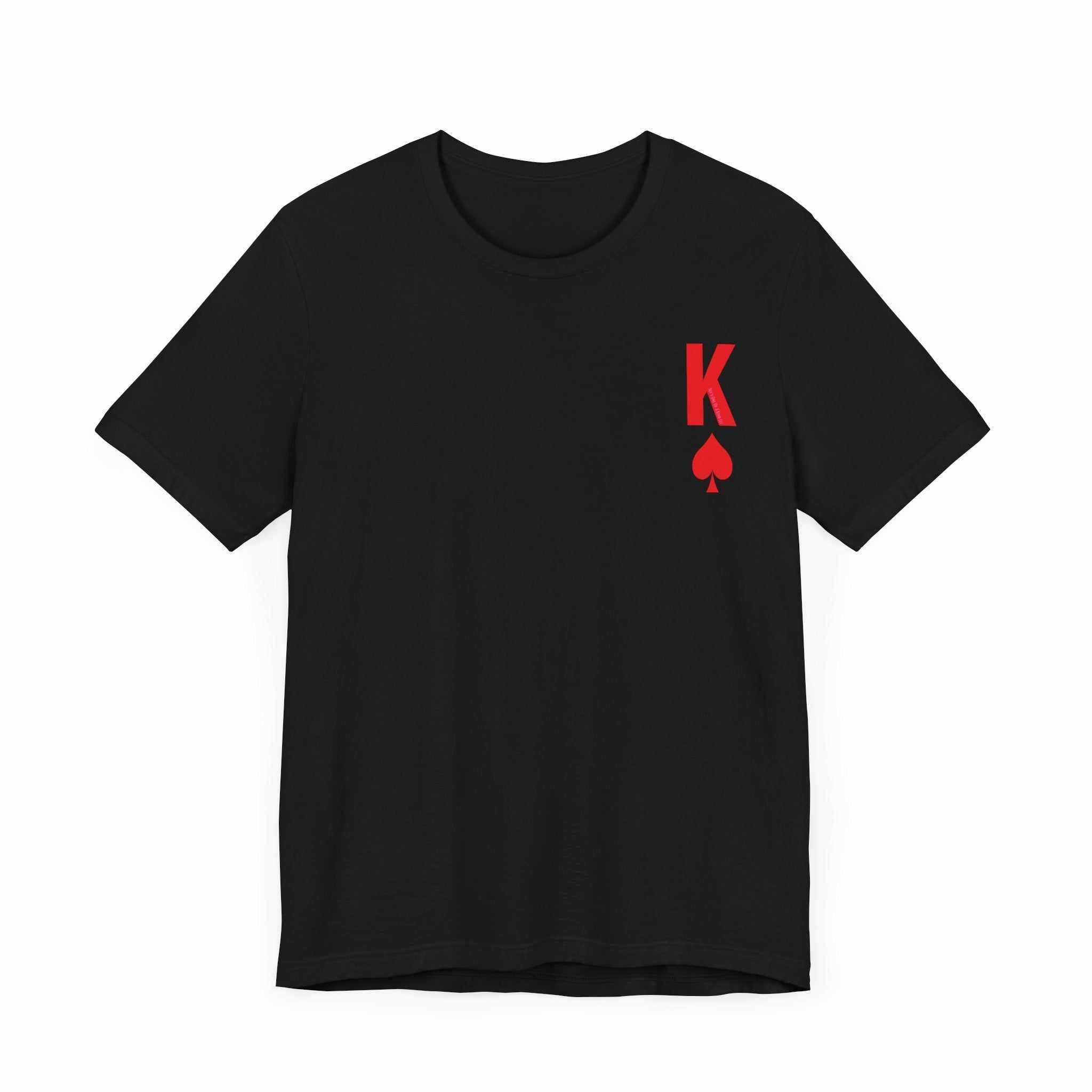 Queen to her King Valentine Casual Soft Unisex Jersey Crew Neck Short T-ShirtKing Valentine Casual Soft Unisex Jersey Crew Neck Short Sleeve Tee Express Delivery