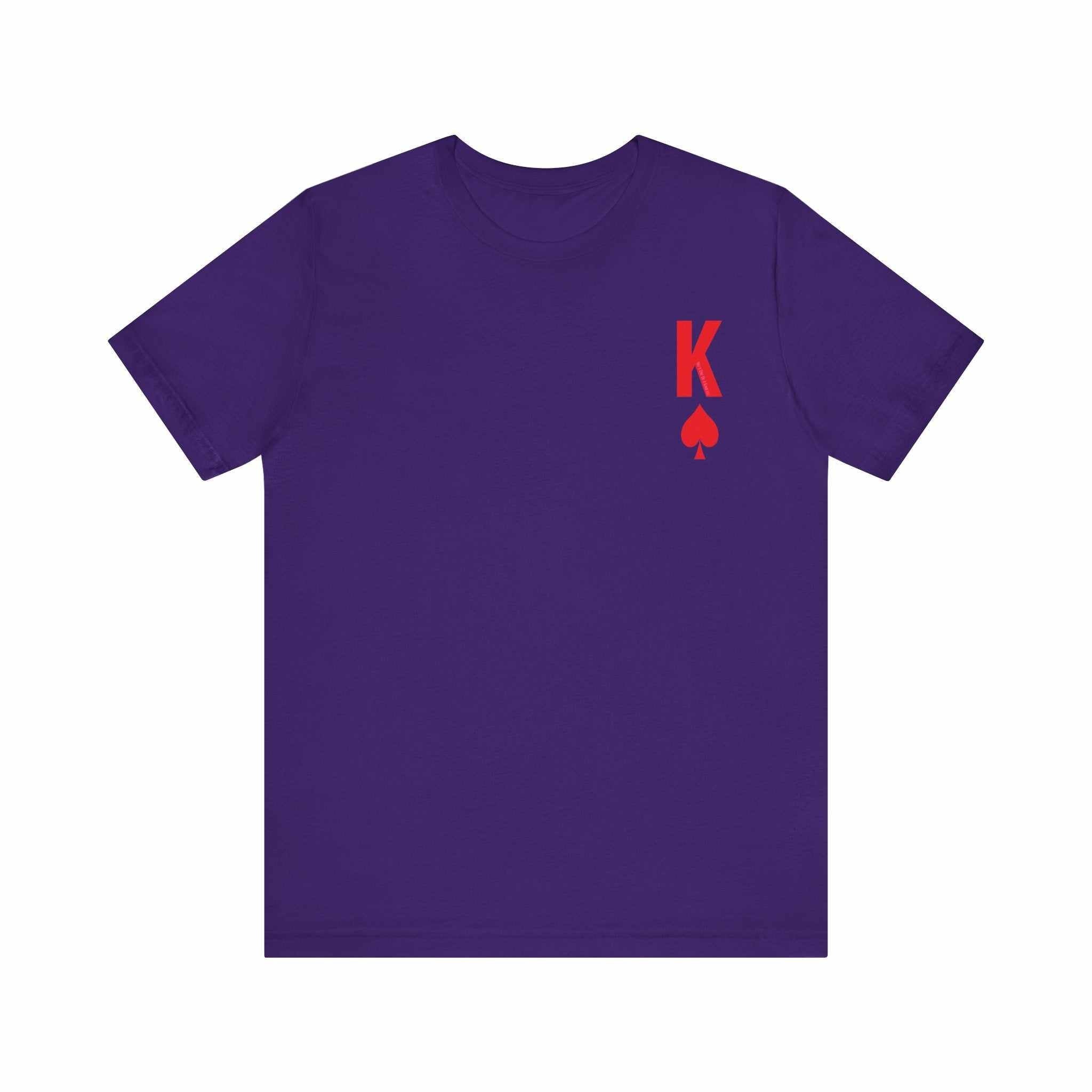 Queen to her King Valentine Casual Soft Unisex Jersey Crew Neck Short T-ShirtKing Valentine Casual Soft Unisex Jersey Crew Neck Short Sleeve Tee Express Delivery