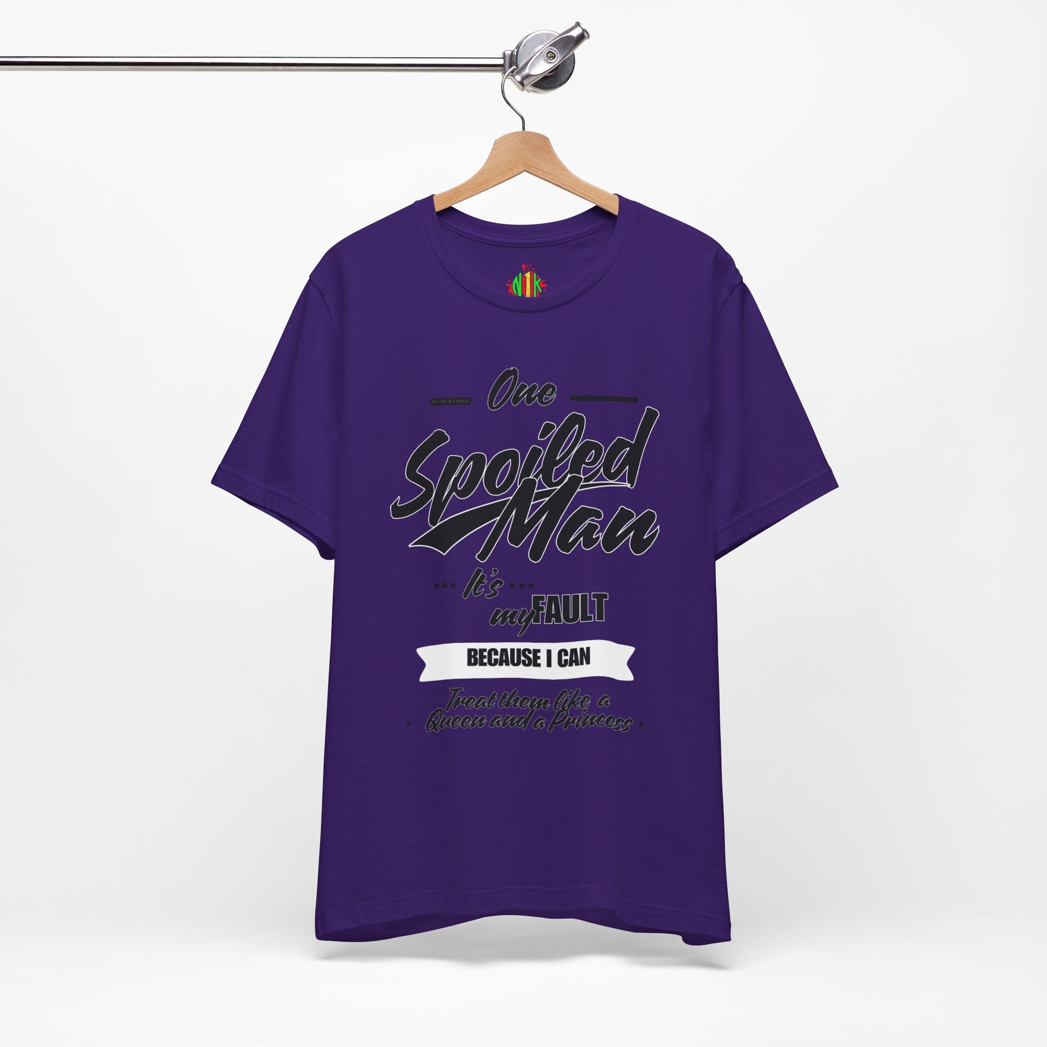 Spoiled Man Graphic Tee - Perfect for Celebrating Special OccasionsT-ShirtSpoiled Man Graphic Tee