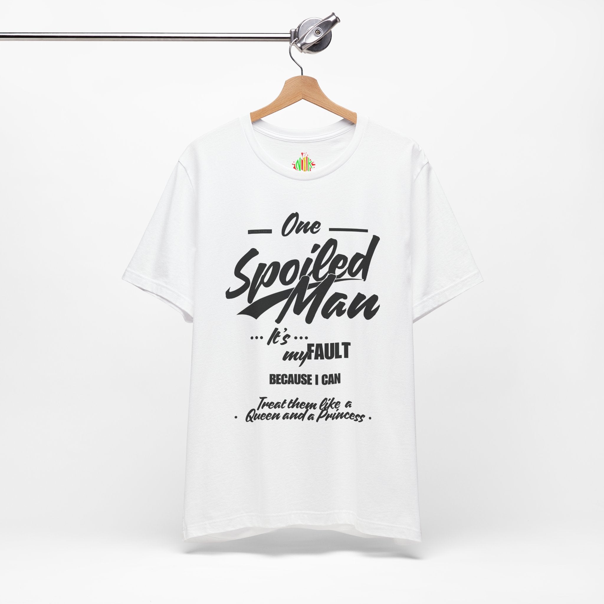 Spoiled Man Graphic Tee - Perfect for Celebrating Special OccasionsT-ShirtSpoiled Man Graphic Tee