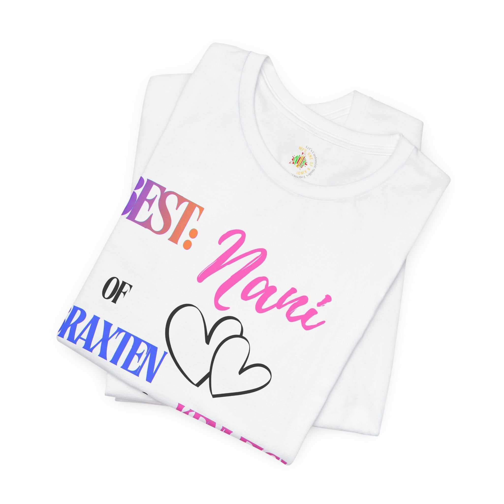Stephanie Another Customized Smile - Best Nani Personalized Tee – Custom Names Grandmother Gift