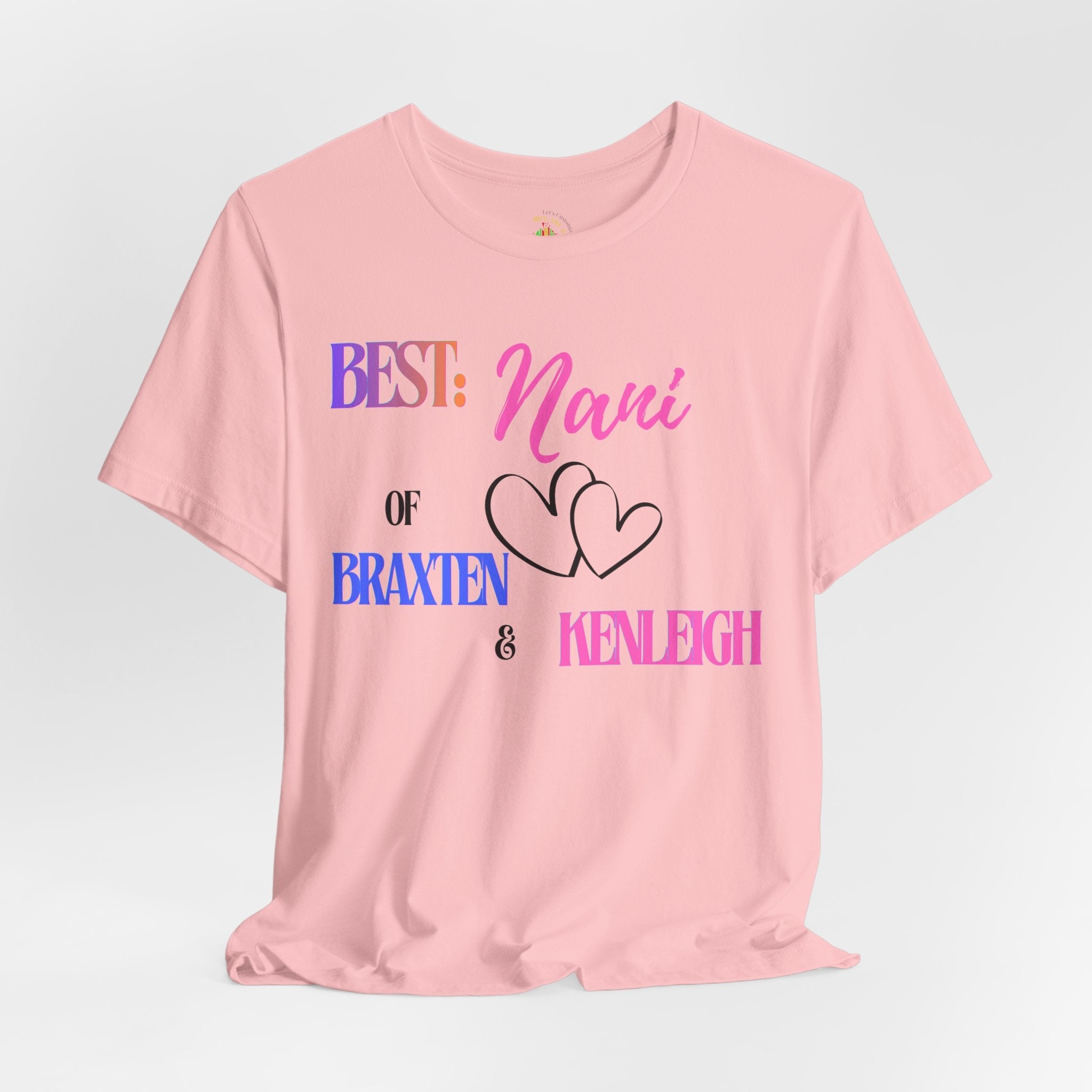 Stephanie Another Customized Smile - Best Nani Personalized Tee – Custom Names Grandmother Gift