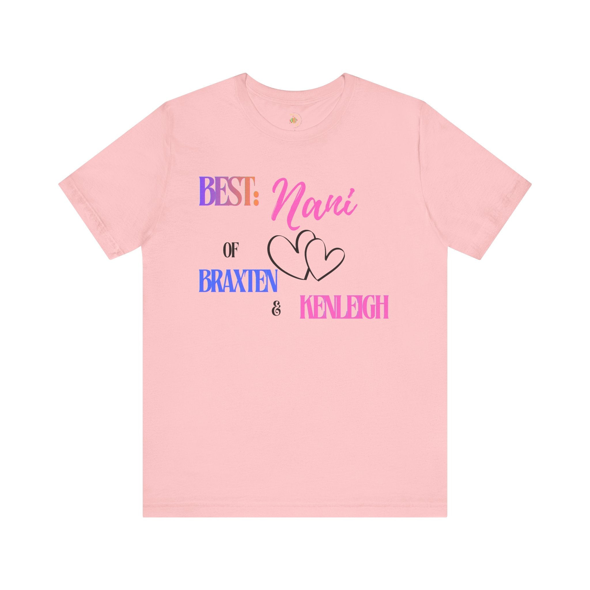 Stephanie Another Customized Smile - Best Nani Personalized Tee – Custom Names Grandmother Gift