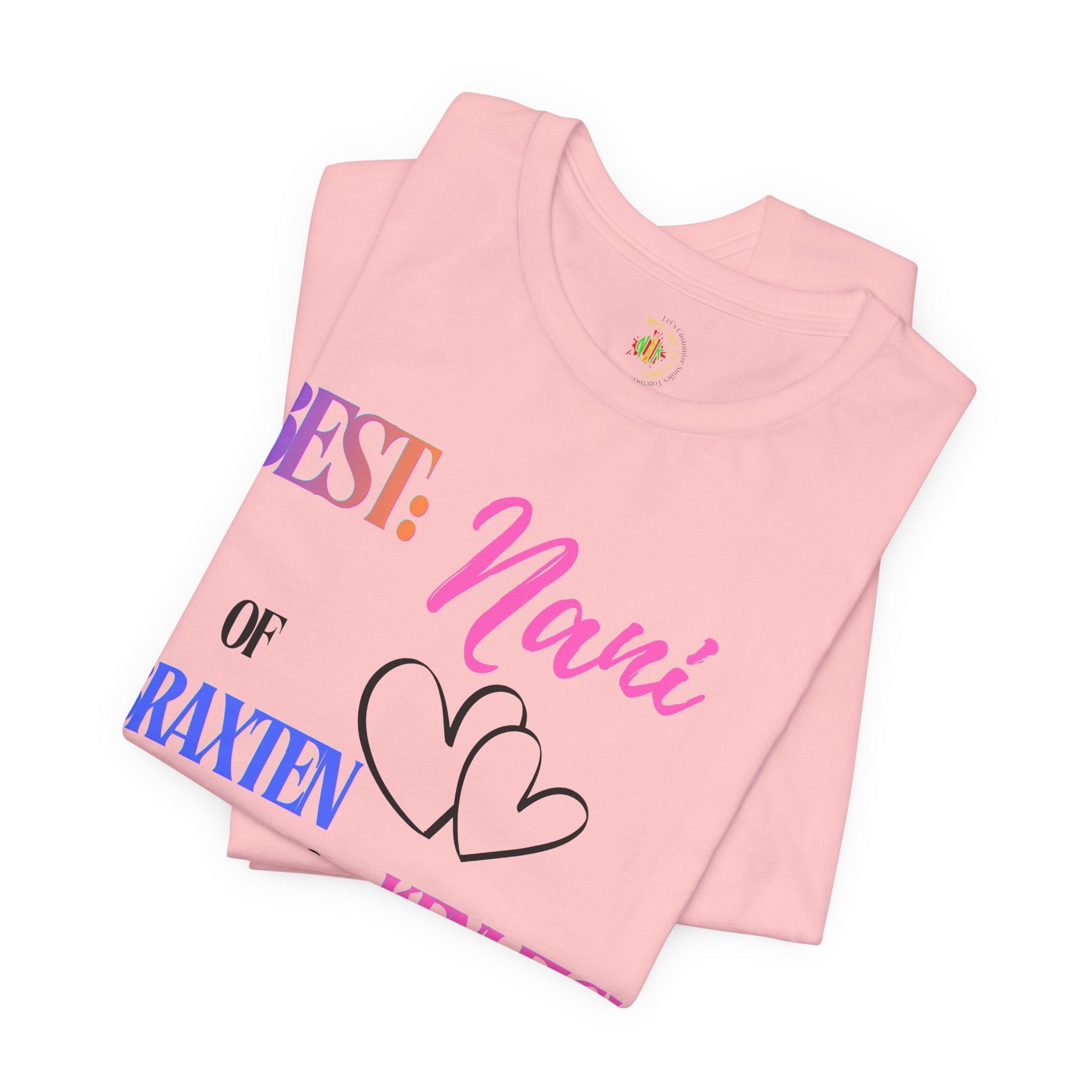 Stephanie Another Customized Smile - Best Nani Personalized Tee – Custom Names Grandmother Gift