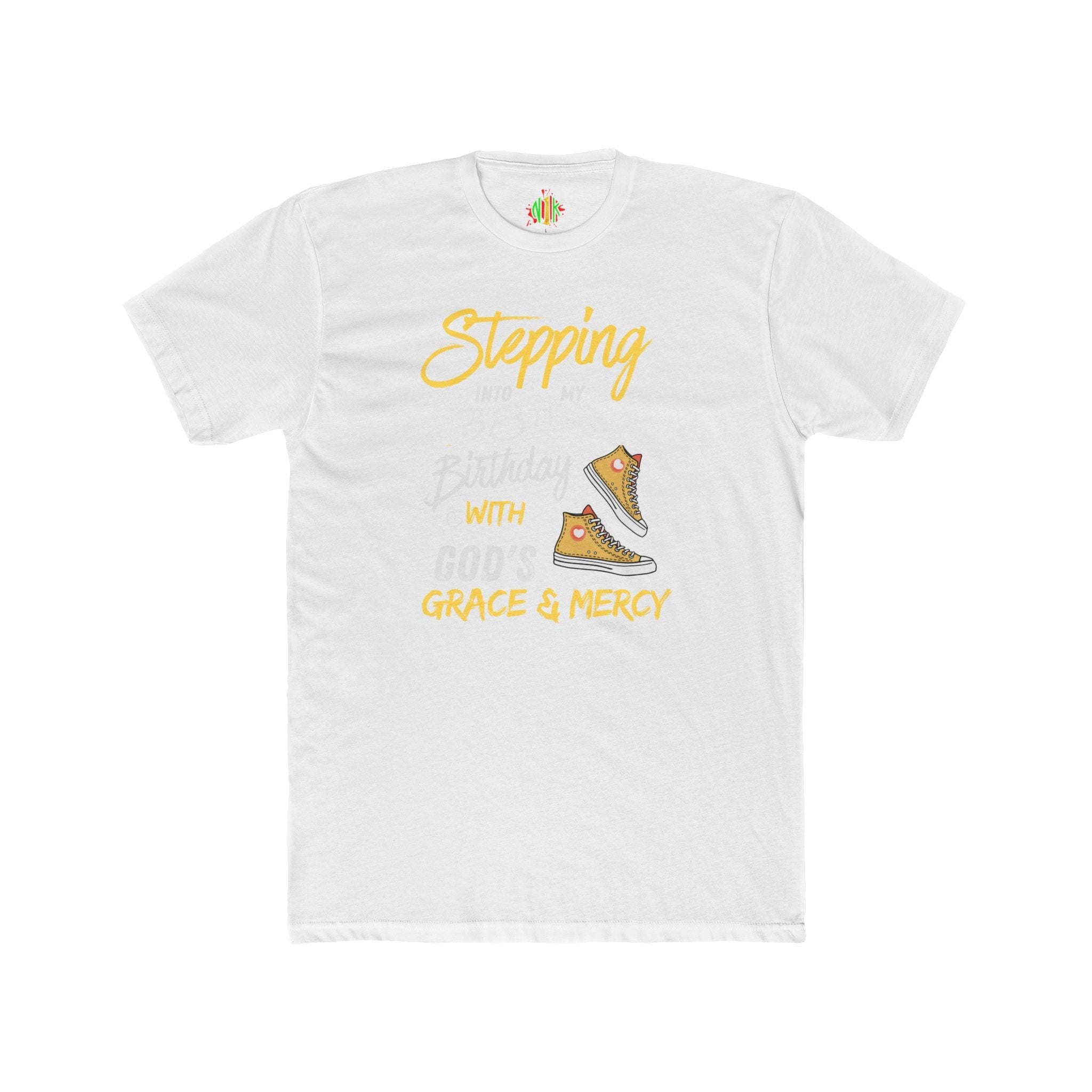 Stepping with God 'Grace & Mercy' Inspirational Birthday Tee