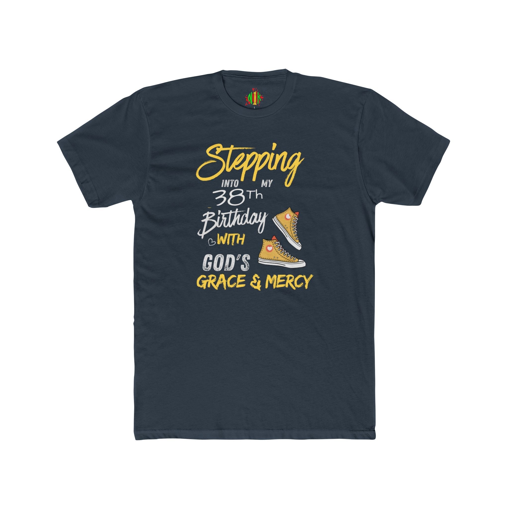 Stepping with God 'Grace & Mercy' Inspirational Birthday Tee