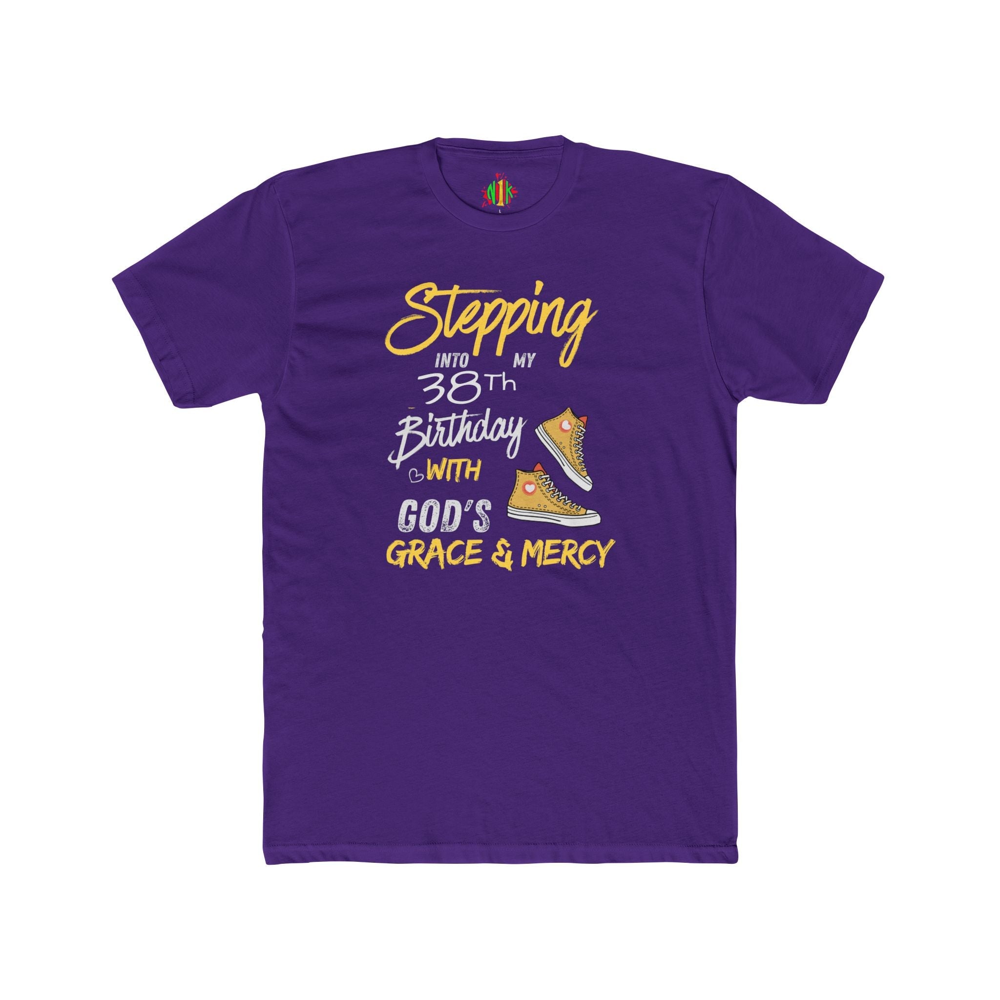 Stepping with God 'Grace & Mercy' Inspirational Birthday Tee