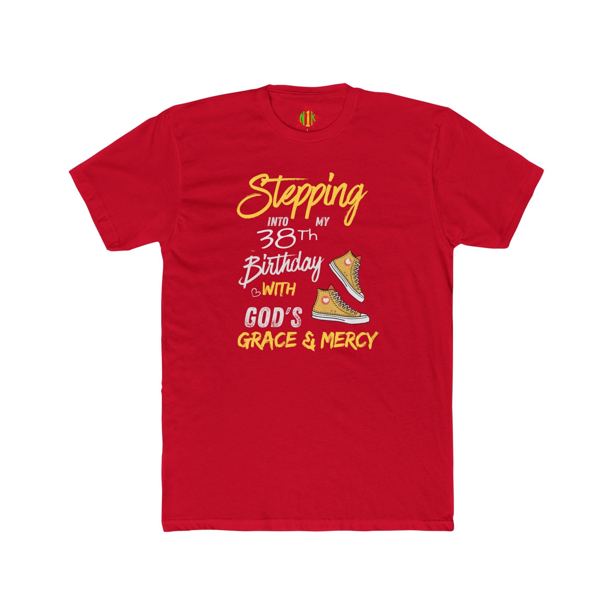 Stepping with God 'Grace & Mercy' Inspirational Birthday Tee