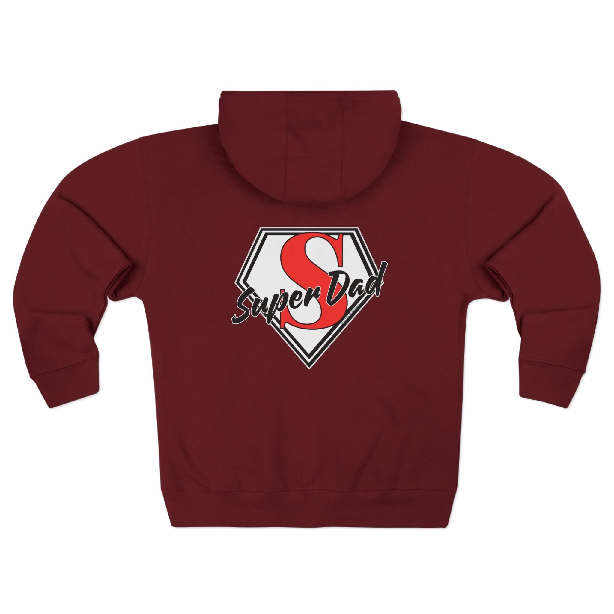 Super Dad Unisex Zip Hoodie | Perfect for Father's Day, Cool Dad GiftsHoodieSuper Dad Unisex Zip Hoodie
