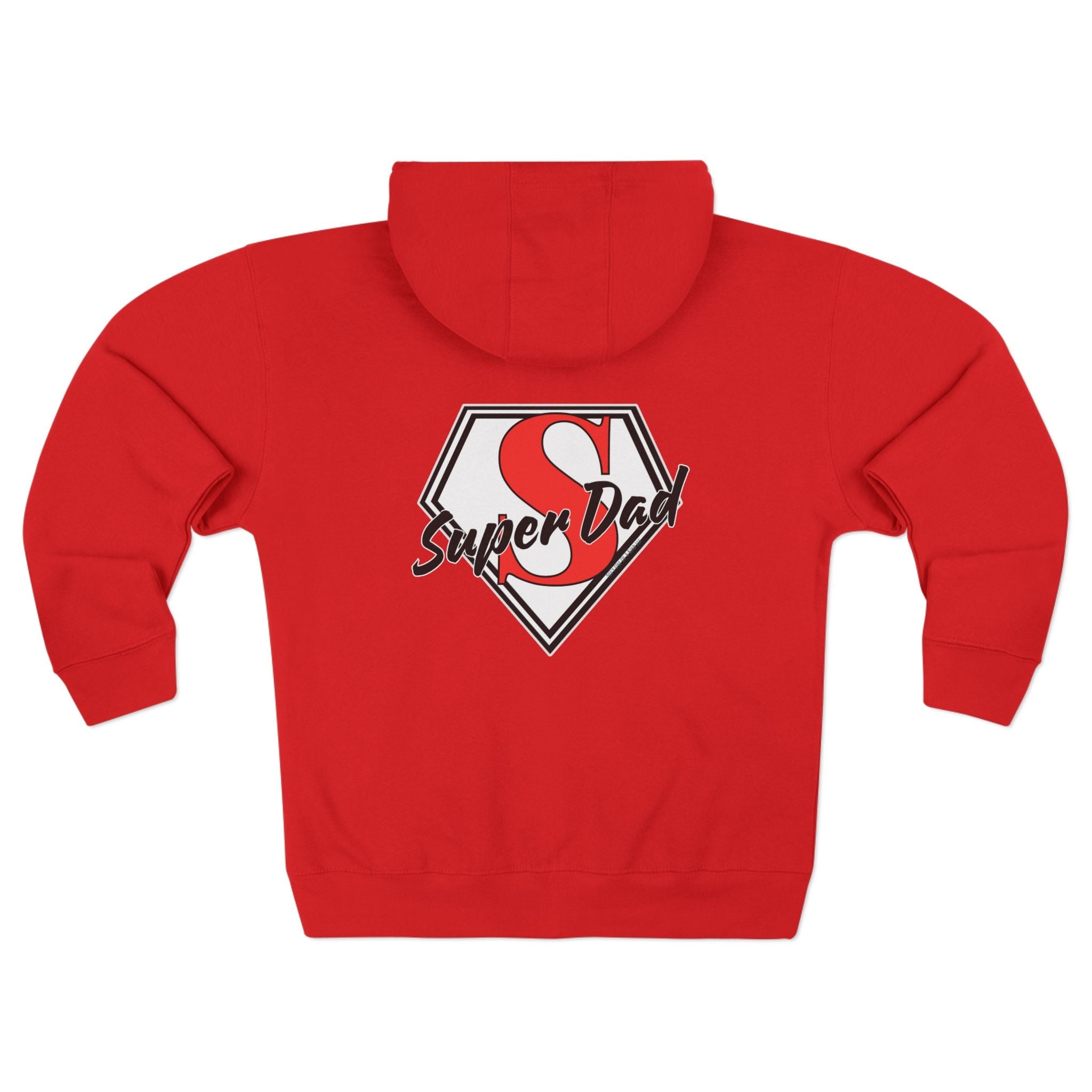 Super Dad Unisex Zip Hoodie | Perfect for Father's Day, Cool Dad GiftsHoodieSuper Dad Unisex Zip Hoodie