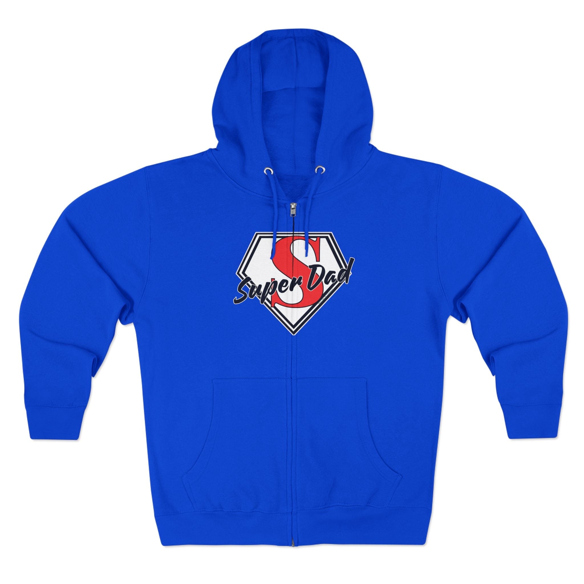 Super Dad Unisex Zip Hoodie | Perfect for Father's Day, Cool Dad GiftsHoodieSuper Dad Unisex Zip Hoodie