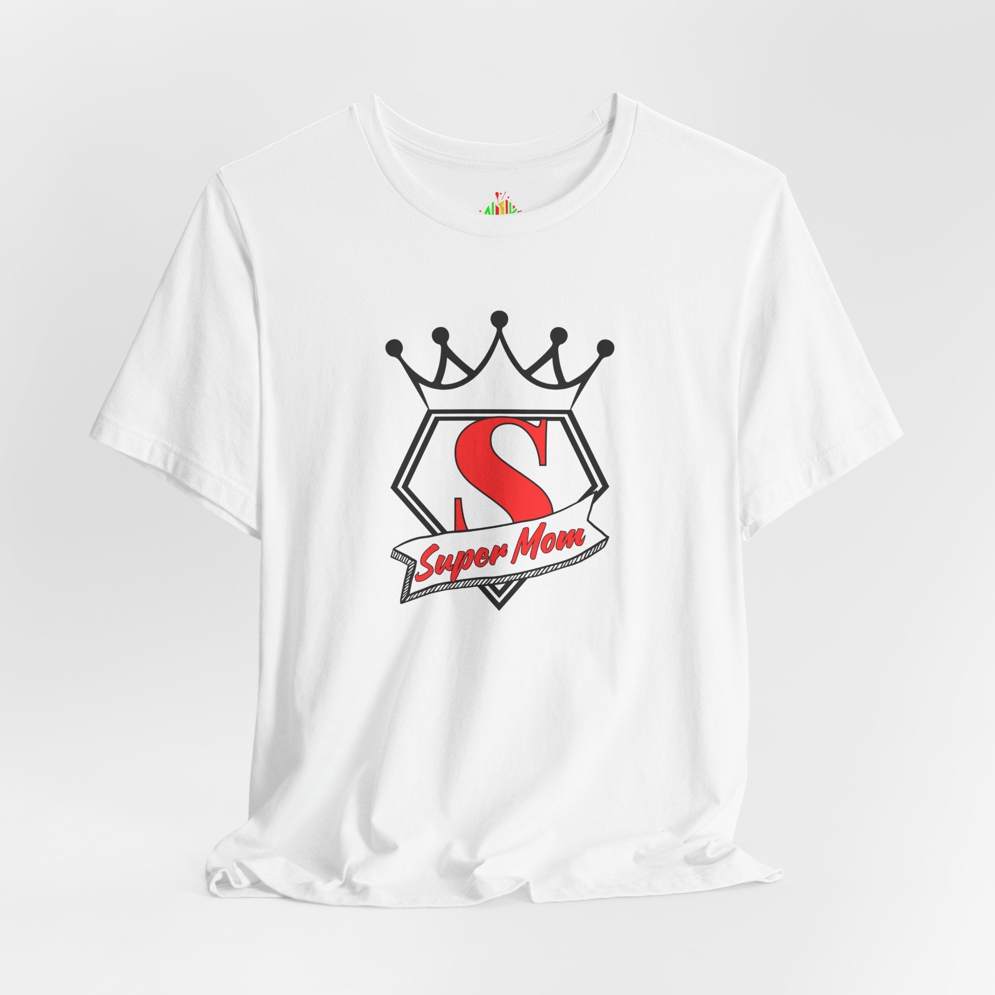 Super Mom Unisex Jersey Tee - Perfect Gift for Mother's DayT-ShirtSuper Mom Unisex Jersey Tee