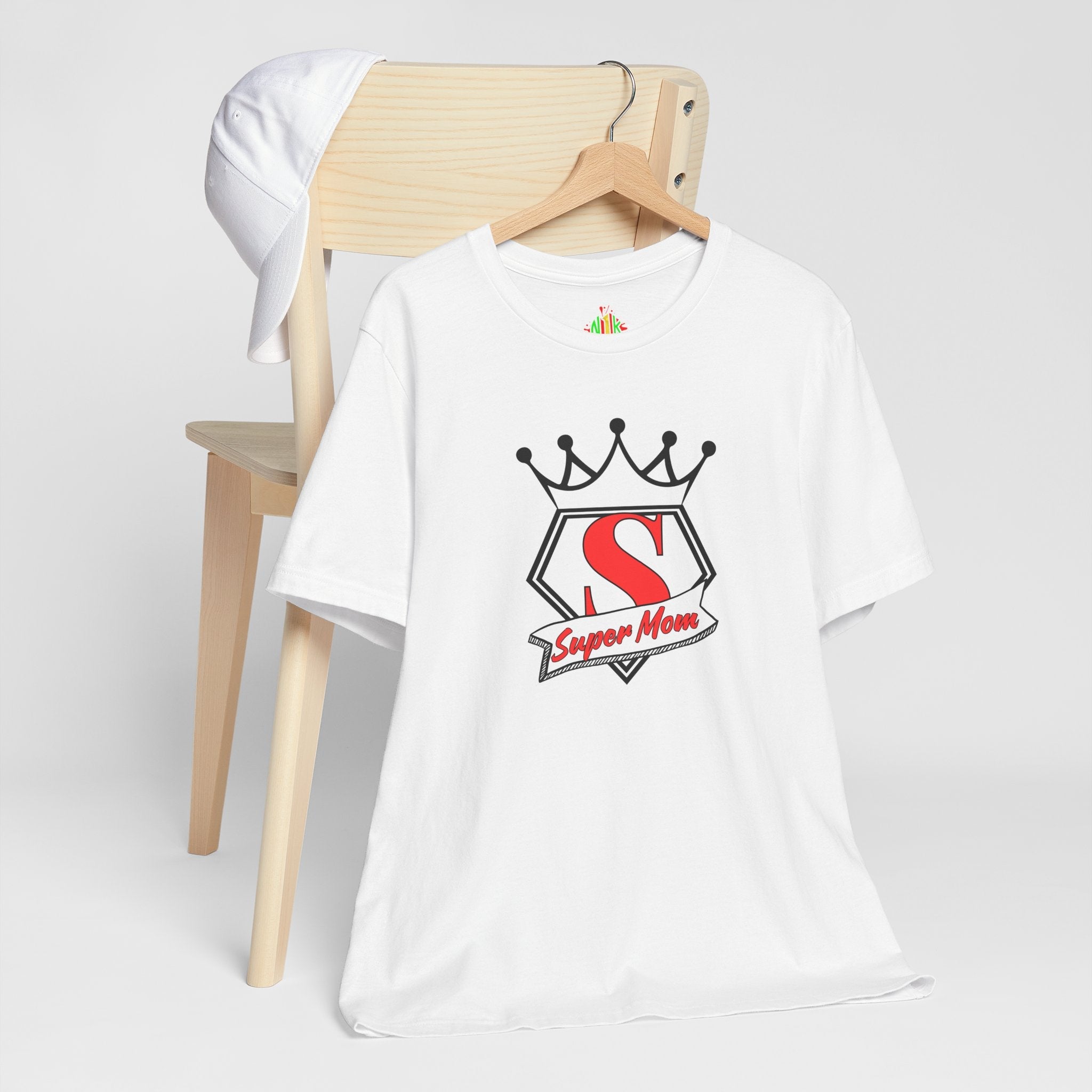 Super Mom Unisex Jersey Tee - Perfect Gift for Mother's DayT-ShirtSuper Mom Unisex Jersey Tee