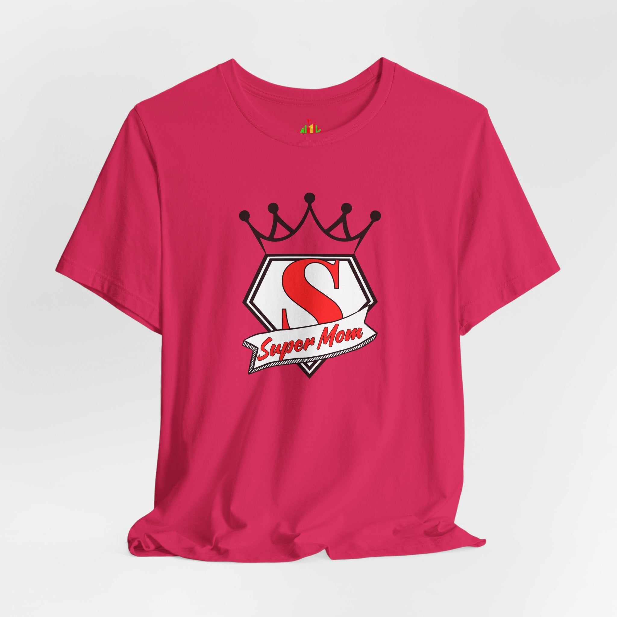 Super Mom Unisex Jersey Tee - Perfect Gift for Mother's DayT-ShirtSuper Mom Unisex Jersey Tee