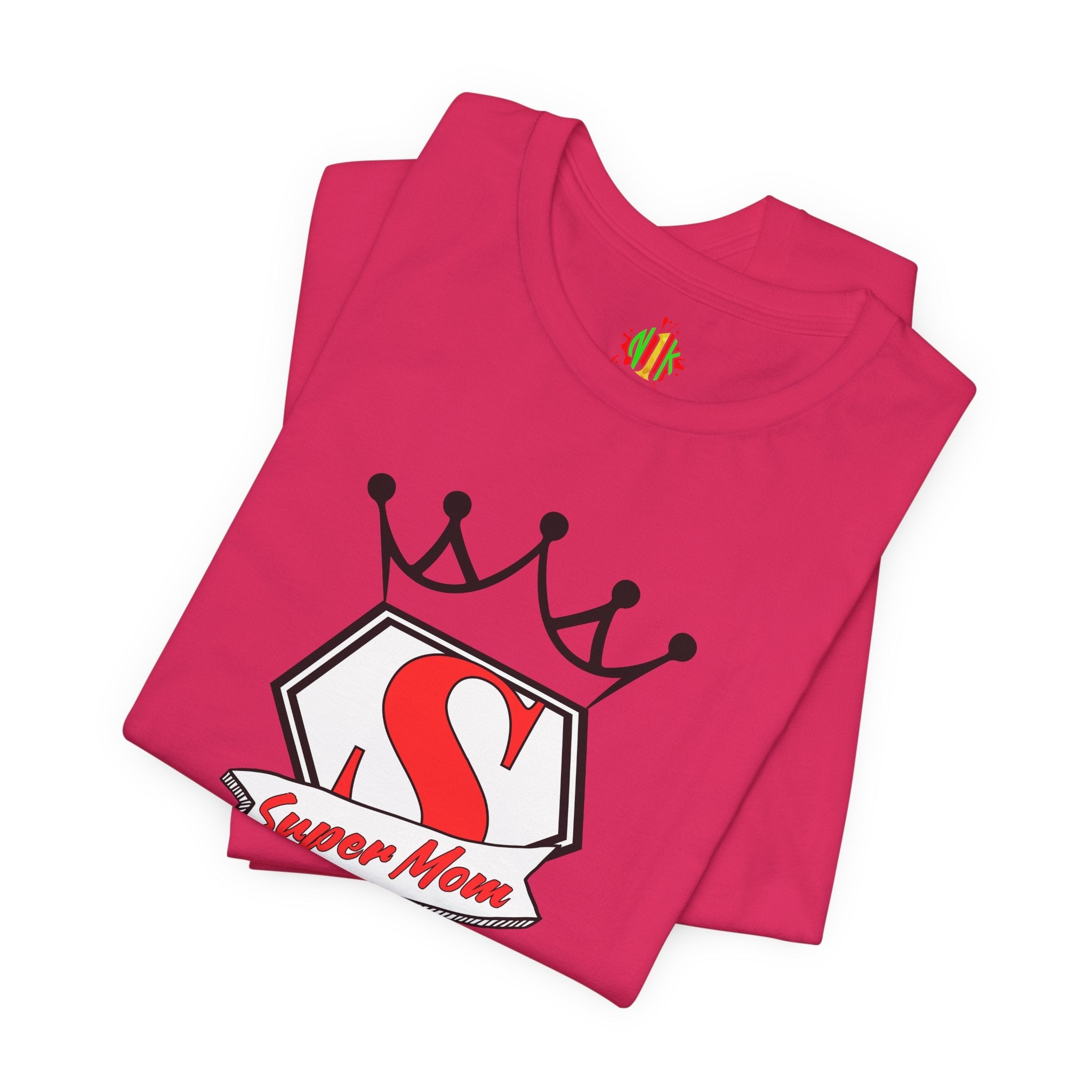 Super Mom Unisex Jersey Tee - Perfect Gift for Mother's DayT-ShirtSuper Mom Unisex Jersey Tee