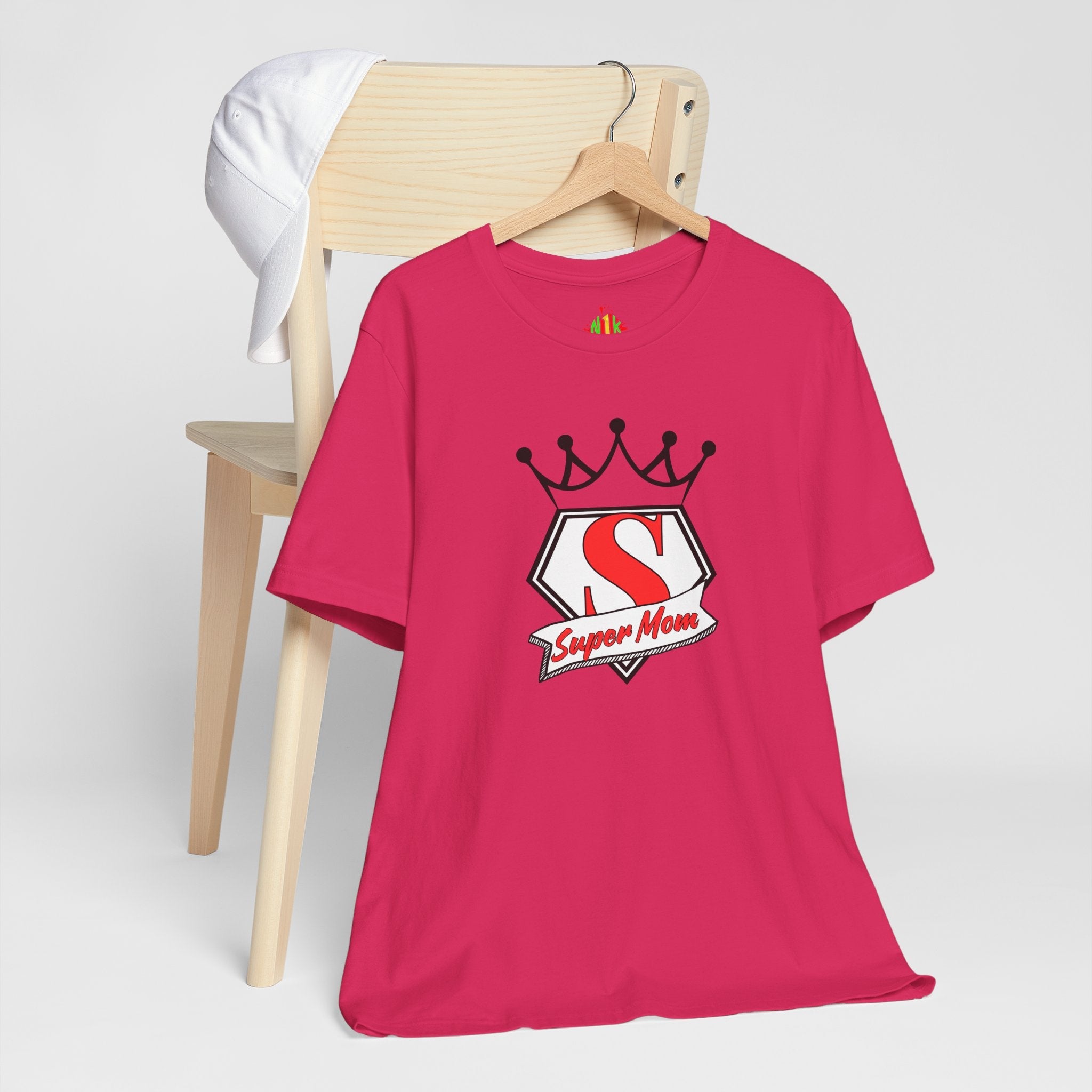 Super Mom Unisex Jersey Tee - Perfect Gift for Mother's DayT-ShirtSuper Mom Unisex Jersey Tee