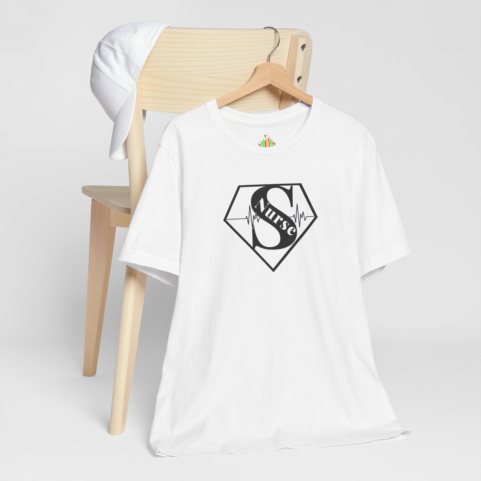 Super Nurse Unisex Jersey Tee – Perfect Gift for Healthcare ProfessionT-ShirtSuper Nurse Unisex Jersey Tee