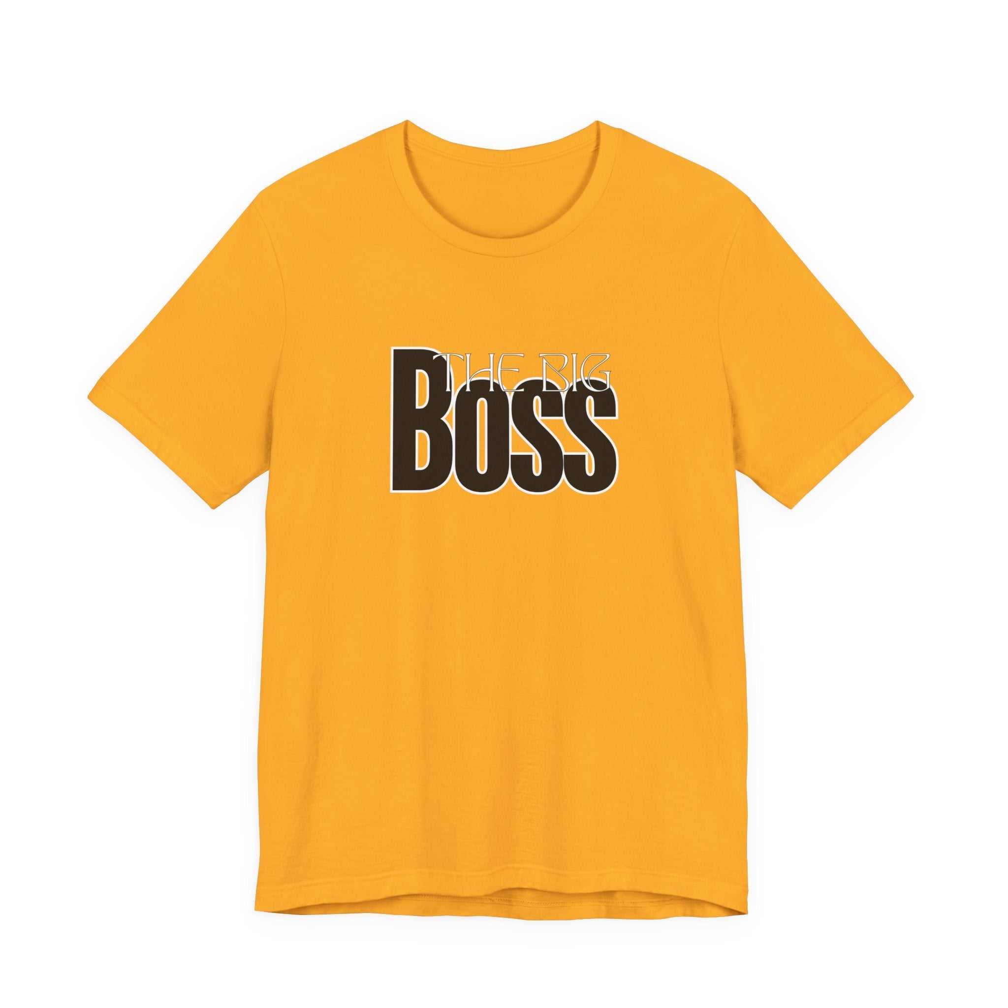 The Big Boss Trio T-Shirt — “The Real Boss” & “Boss in Training” Family Set